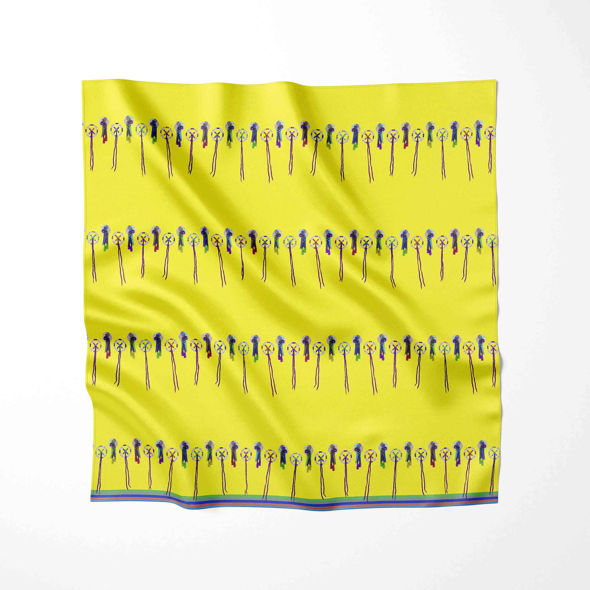 Silk Ribbons and Belles Royal Yellow 56 inch Cotton Poplin Pre Order