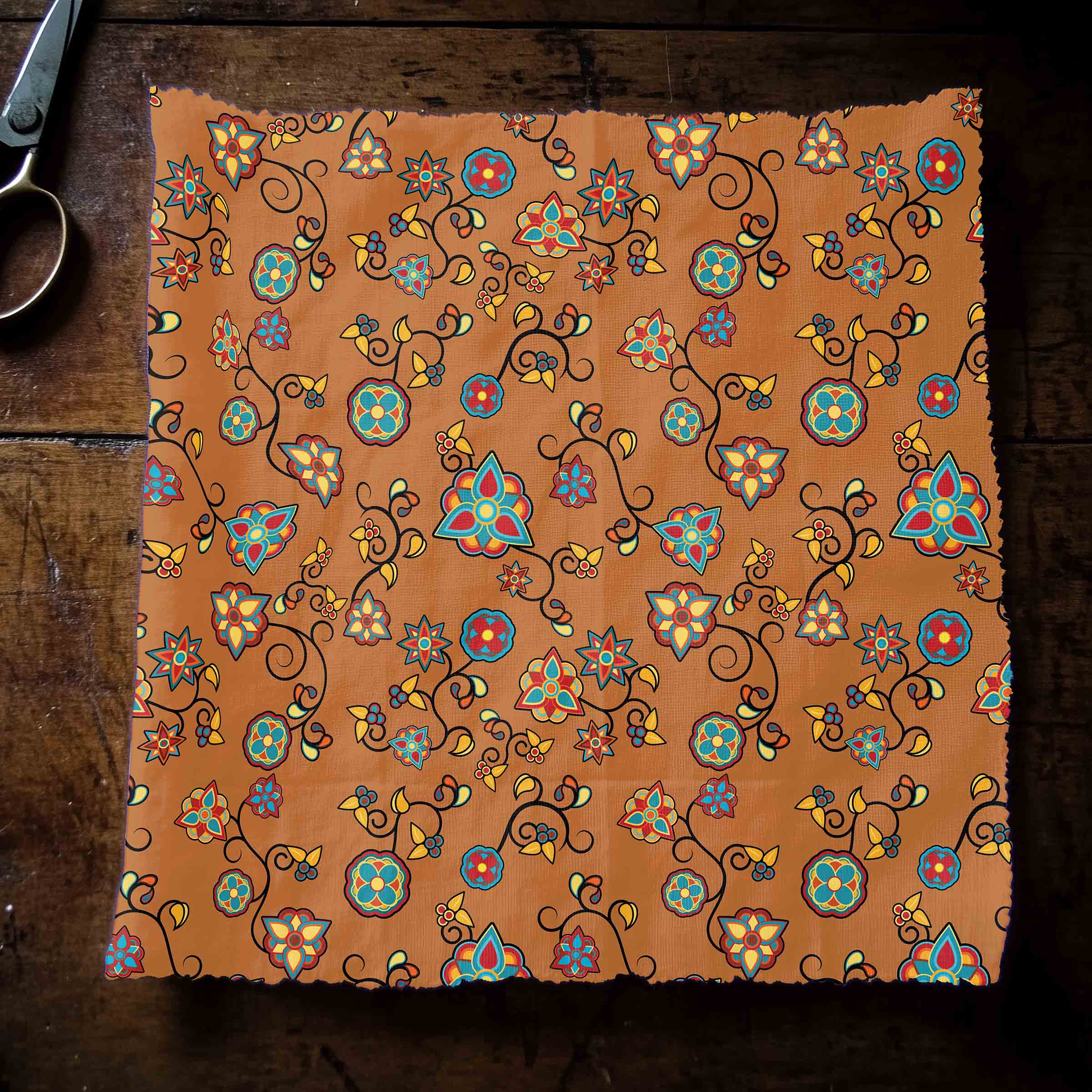 Fire Bloom Light 42 Inch Cotton Poplin Pre Order