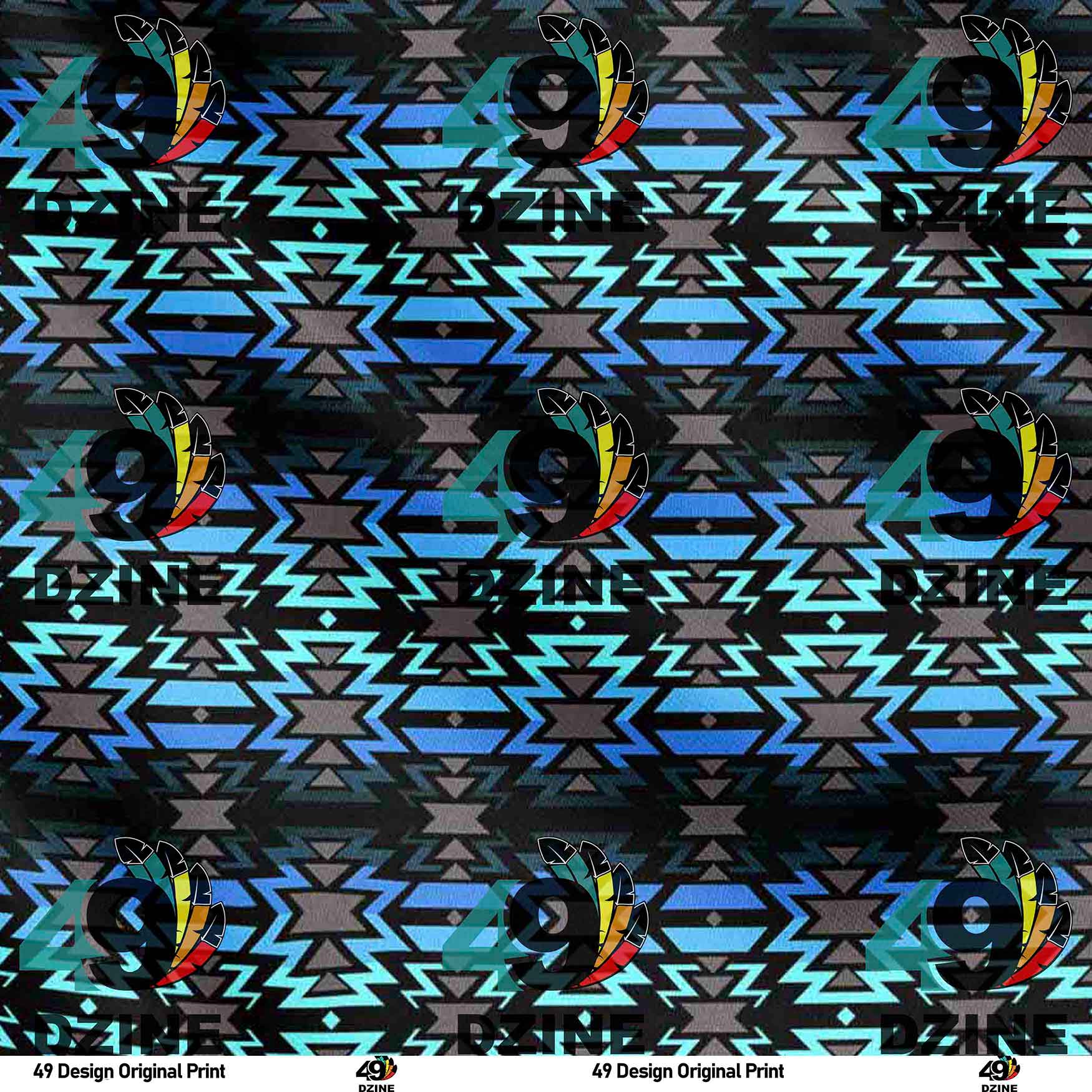 Fire Colors Midnight 42 Inch Cotton Poplin Pre Order