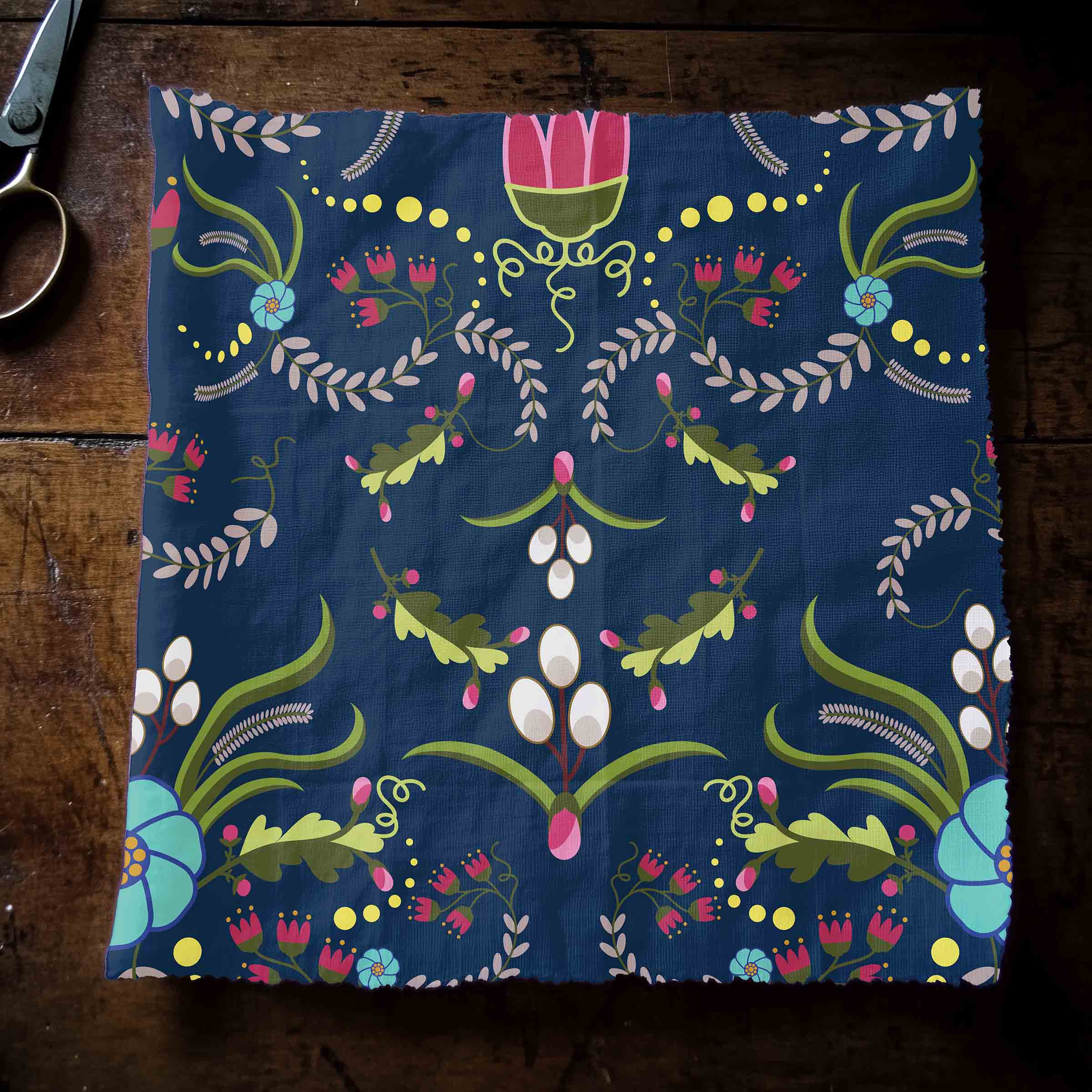 First Bloom Azure 42 Inch Cotton Poplin Pre Order