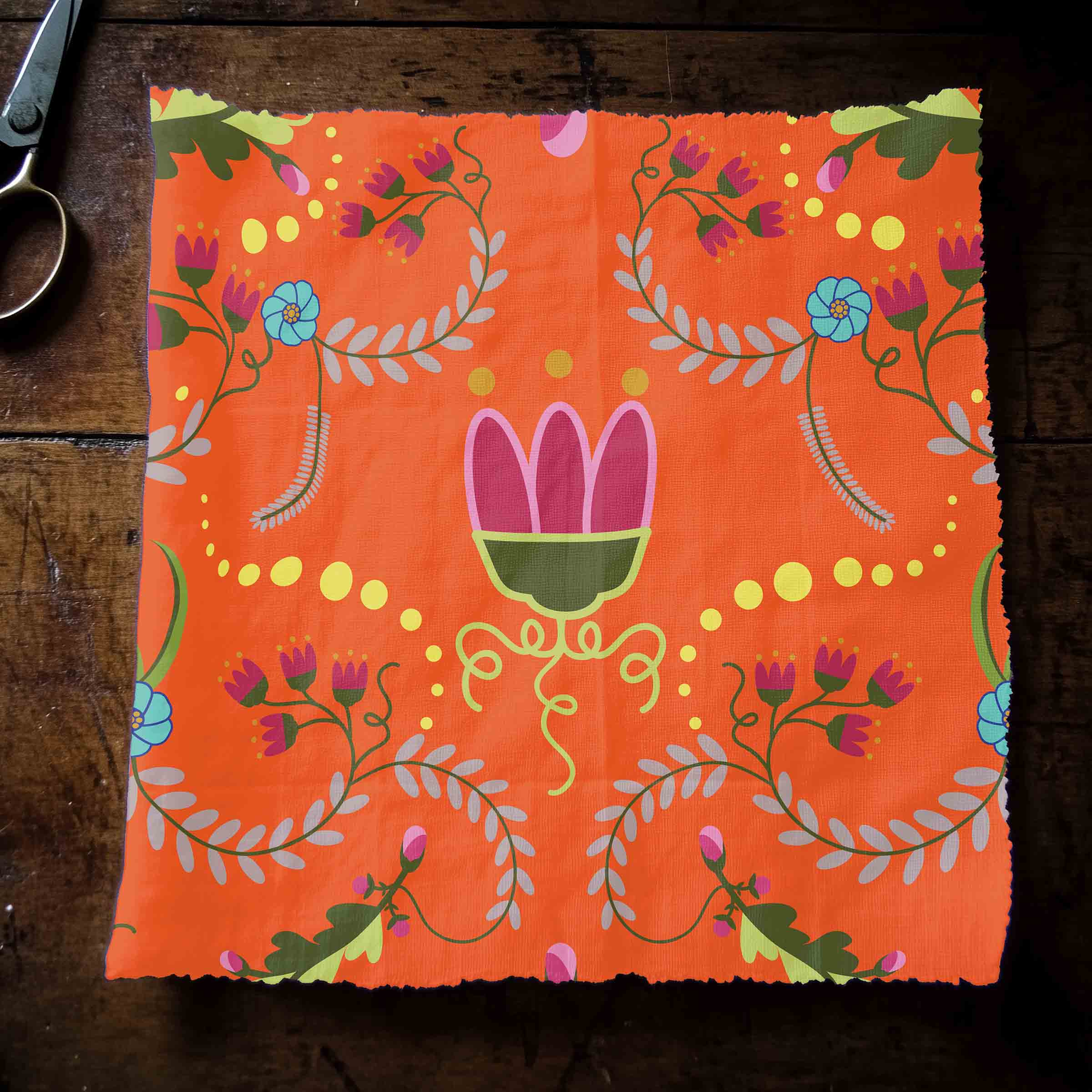 First Bloom Carrots 42 Inch Cotton Poplin Pre Order