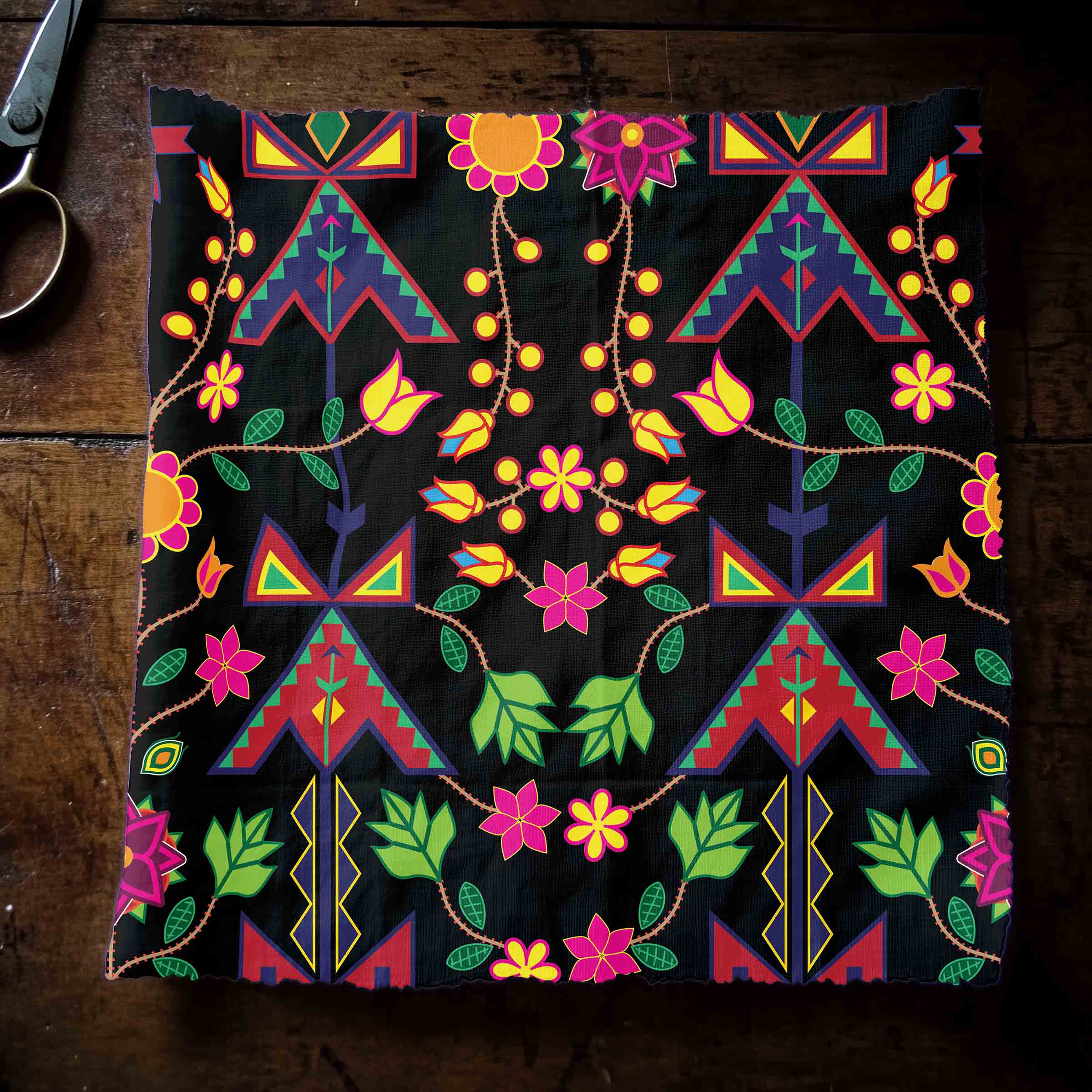 Floral and Geometric Dance - 02 42 Inch Cotton Poplin Pre Order