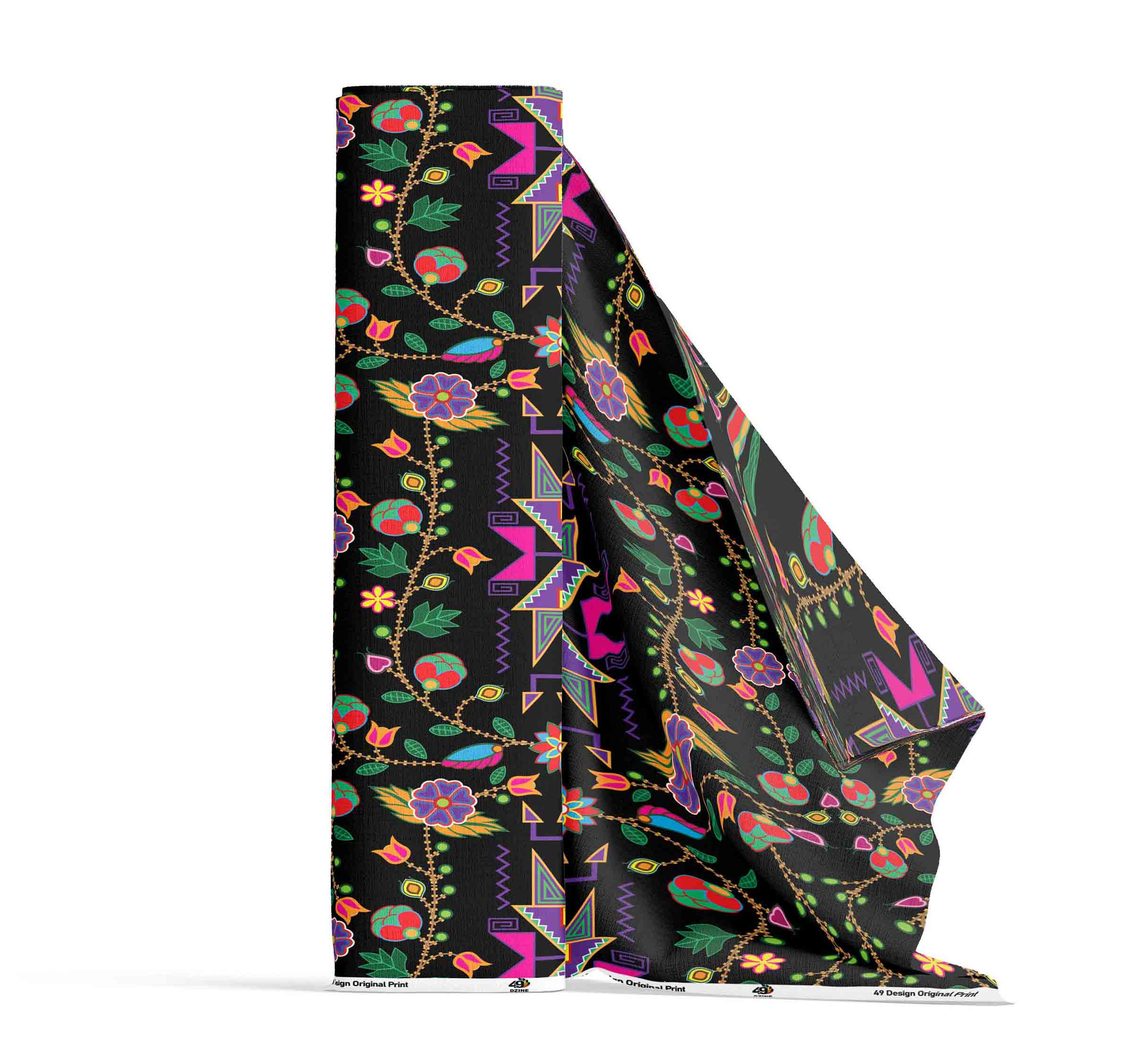 Floral and Geomteric Dance 03 42 inch Cotton Poplin Pre Order