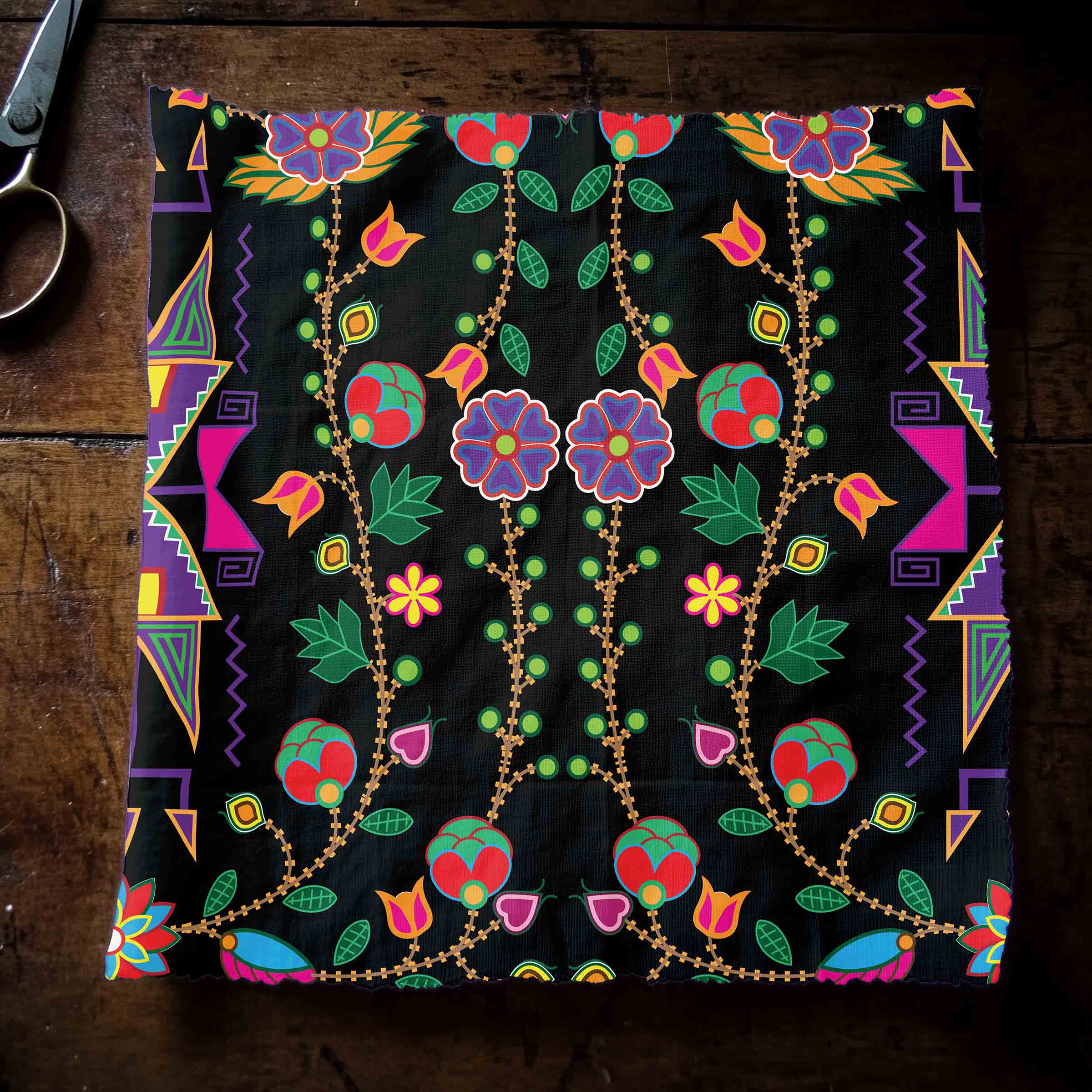 Floral and Geomteric Dance 03 42 inch Cotton Poplin Pre Order