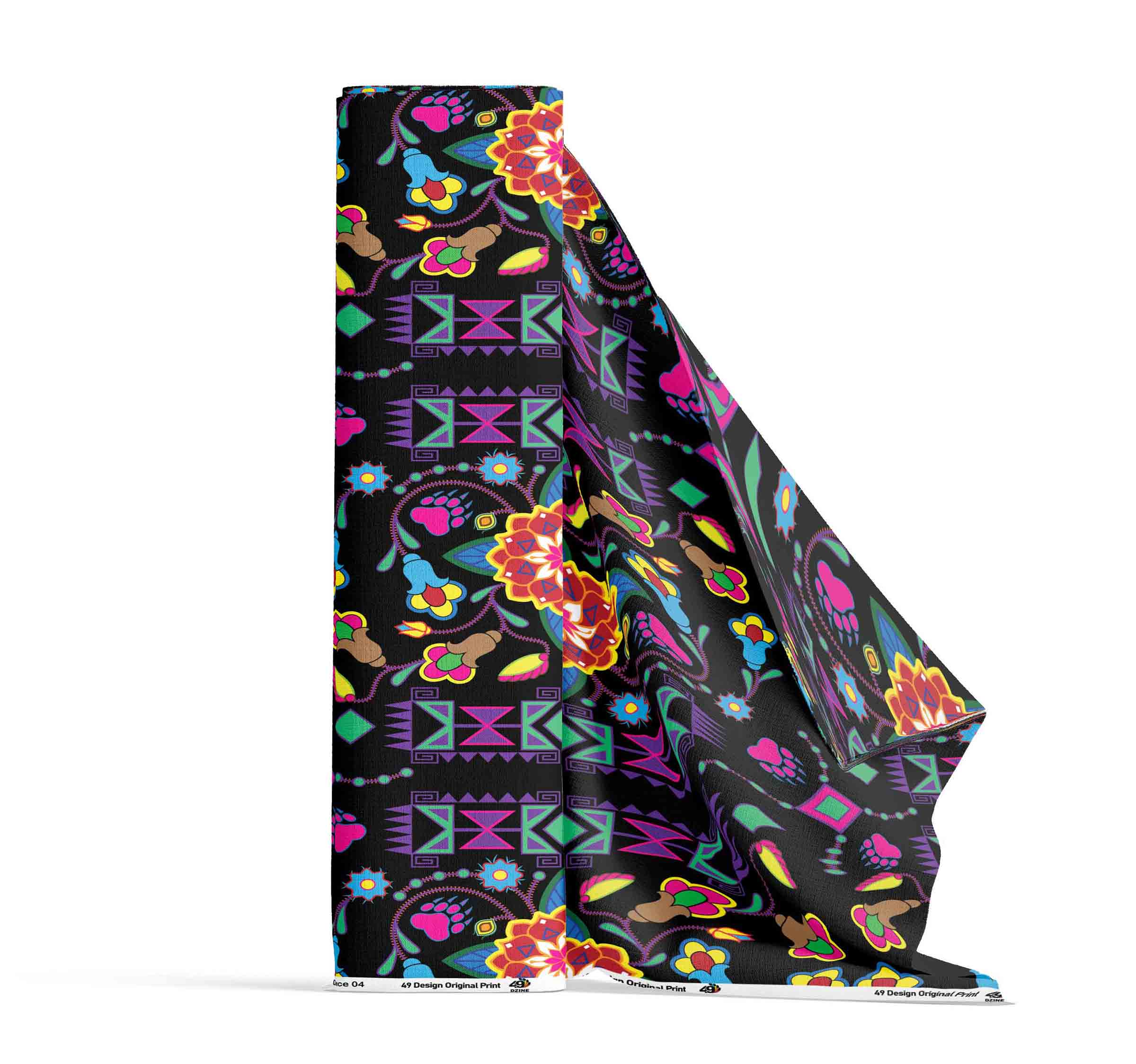 Floral and Geomteric Dance 04 42 inch Cotton Poplin Pre Order
