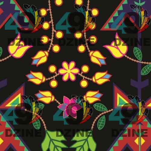 Floral and Geometric Dance - 02 42 Inch Cotton Poplin Pre Order