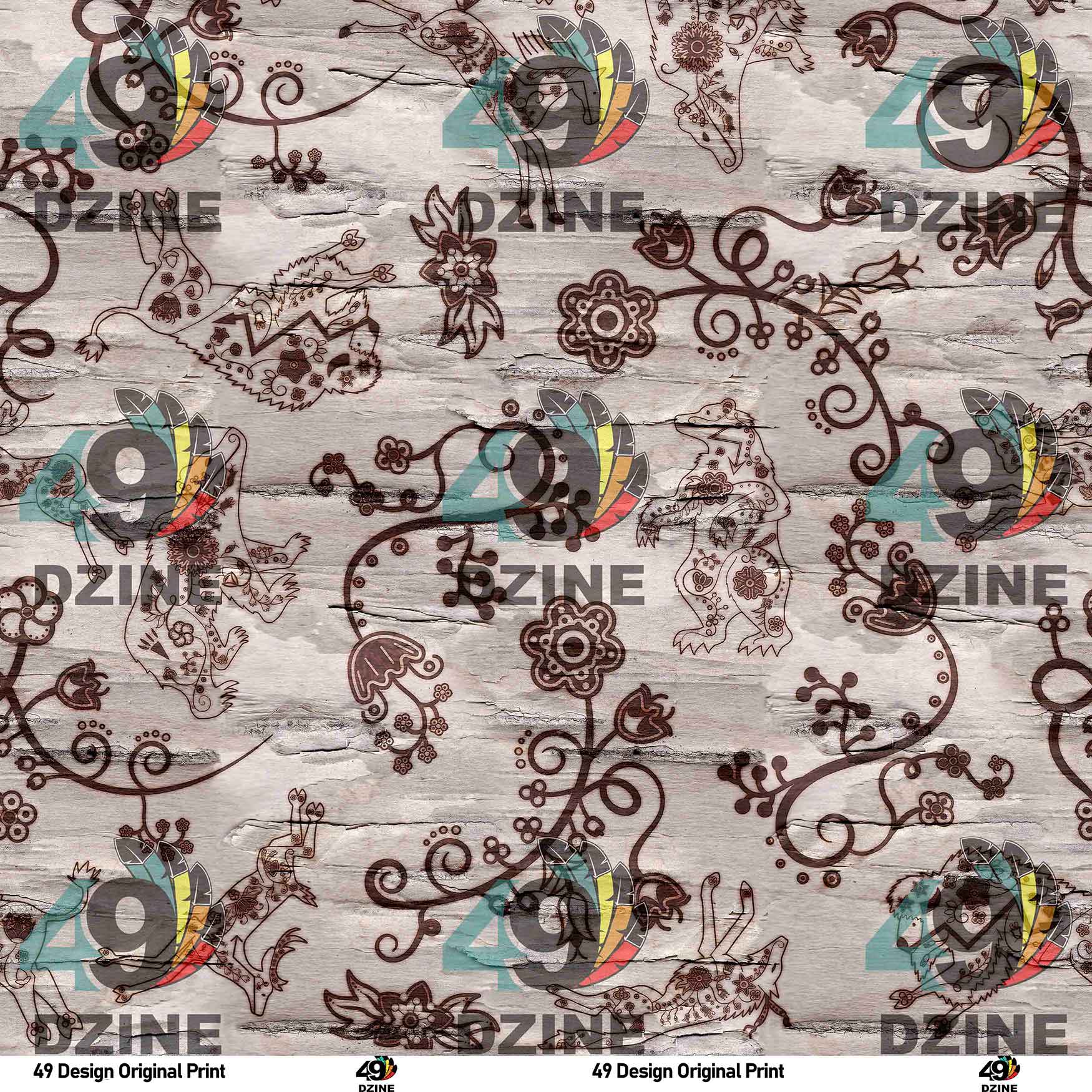 Forest Medley 42 Inch Cotton Poplin Pre Order