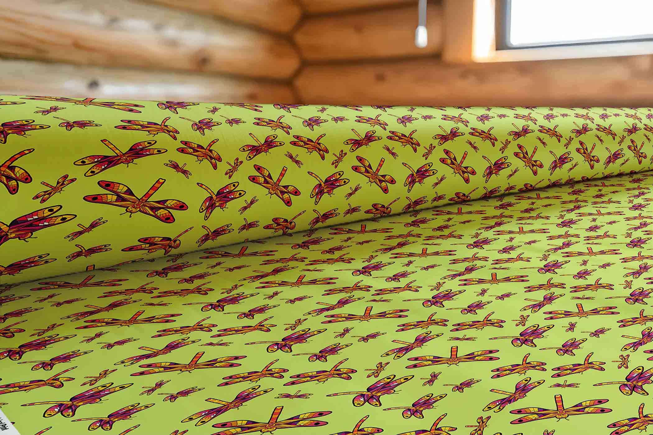 Gathering Lime 42 inch Cotton Poplin Pre Order