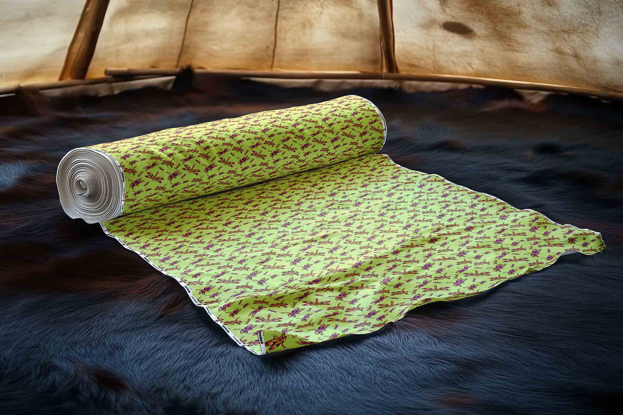Gathering Lime 42 inch Cotton Poplin Pre Order