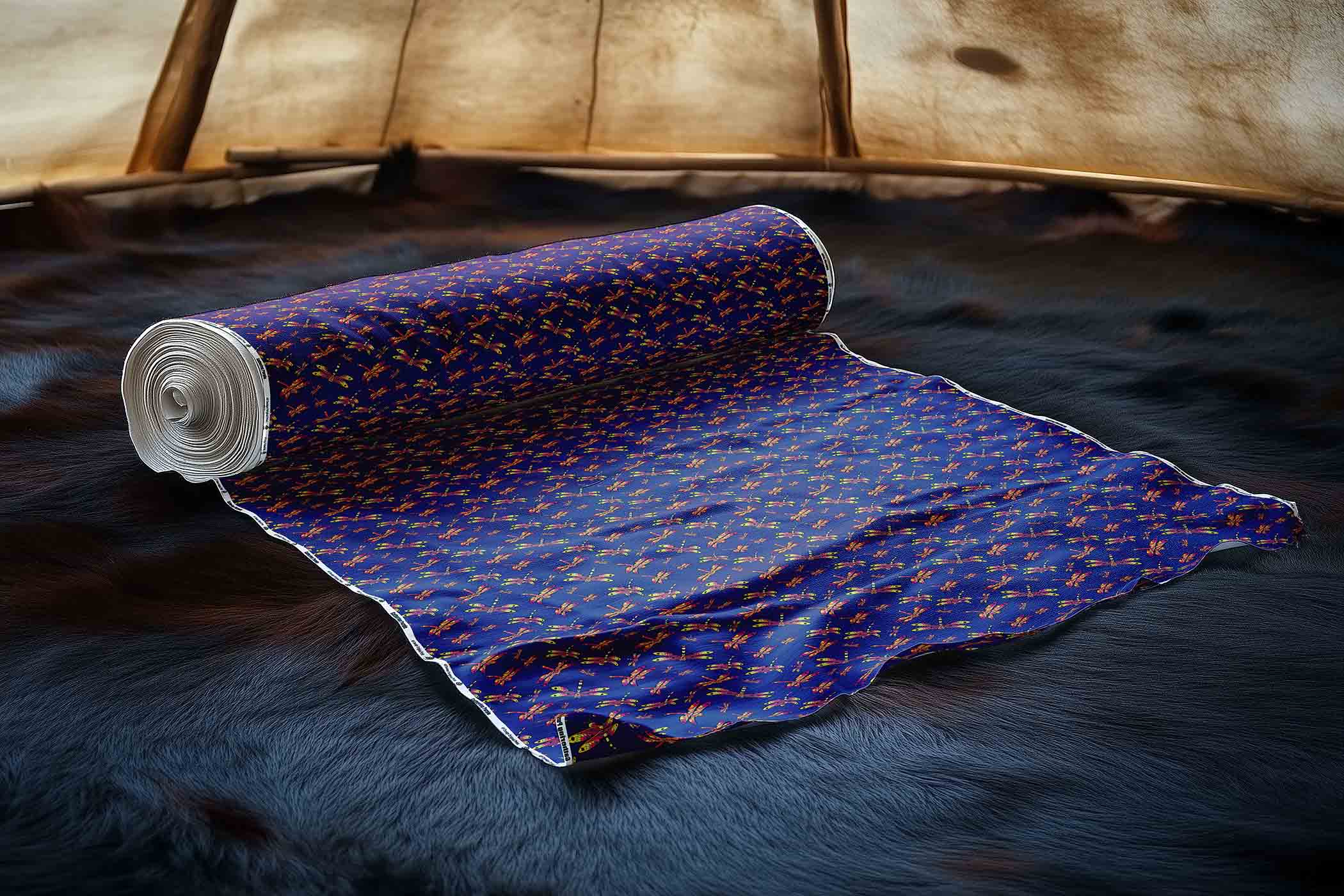 Gathering Purple 42 inch Cotton Poplin Pre Order
