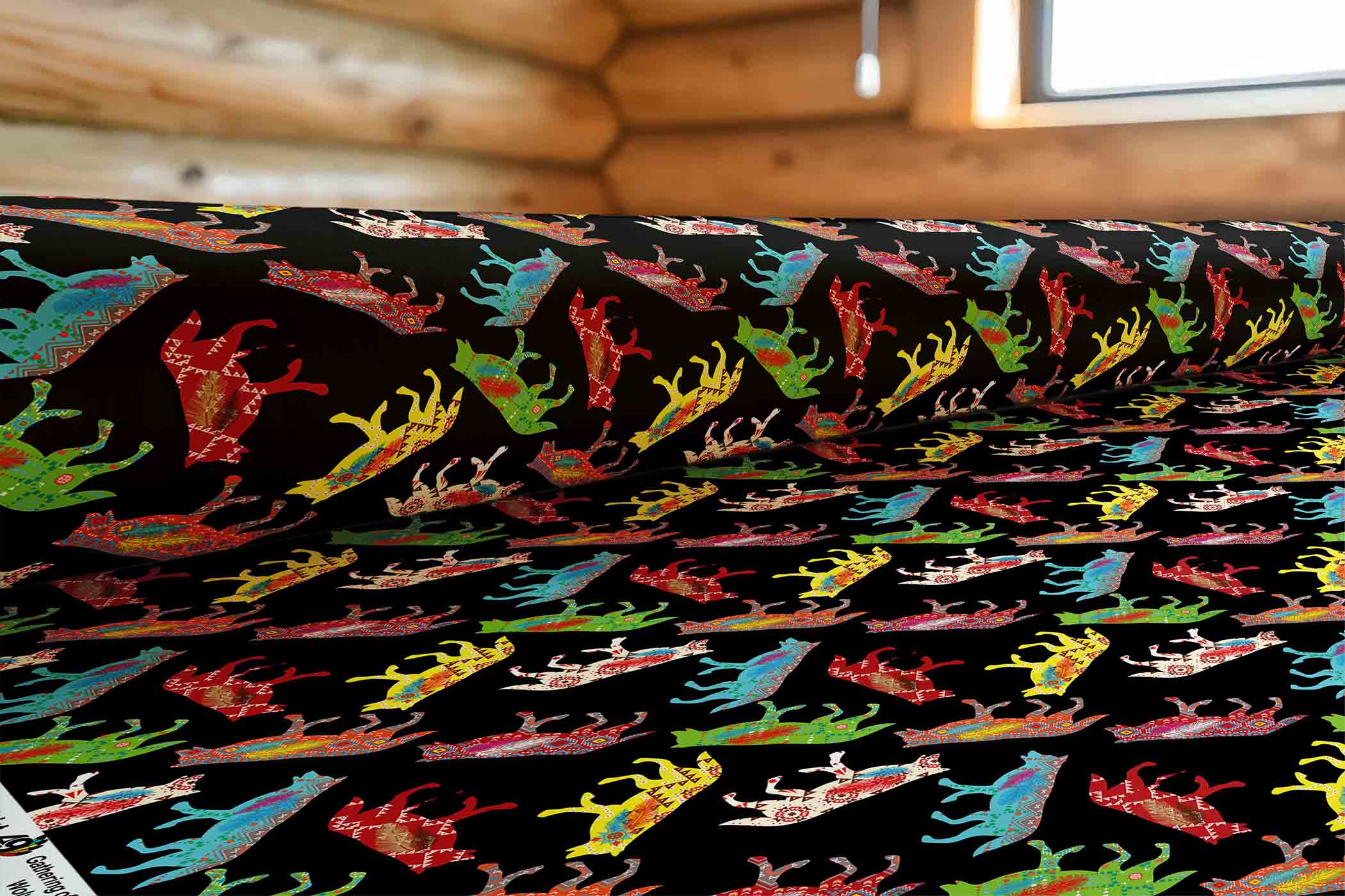 Gathering of the Wolves 42 inch Cotton Poplin Pre Order