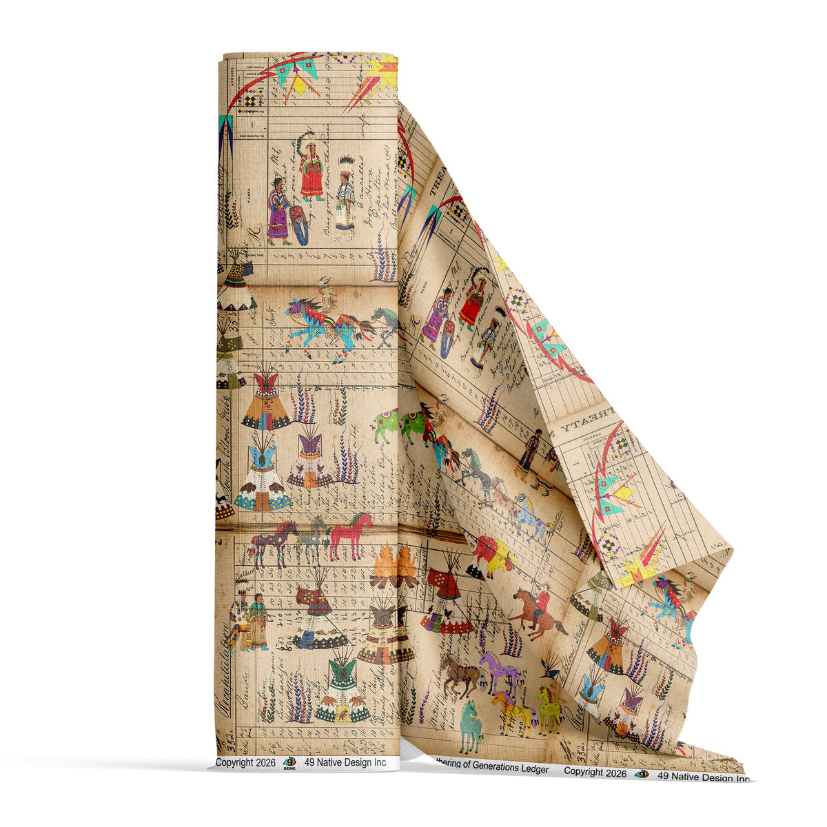 Gathering of Generations Ledger 42 Inch Cotton Poplin Pre Order