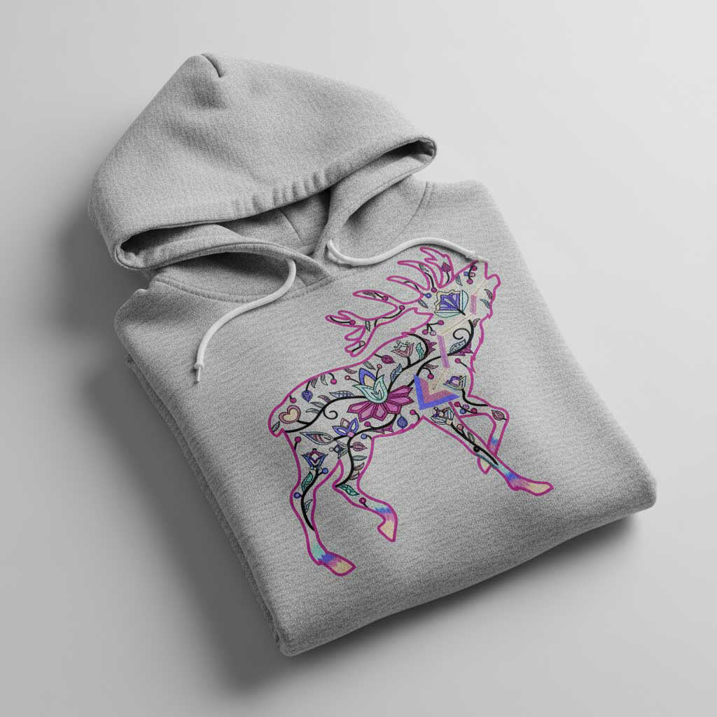 Elk Floral Animals 02 Various Sizes