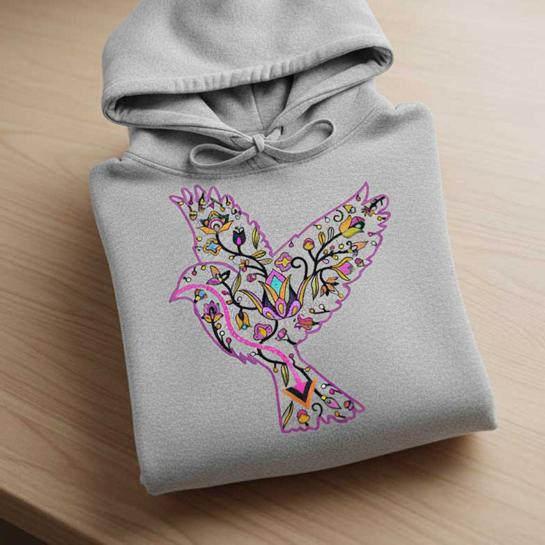 Sparrow Floral Animals 02 Various Sizes