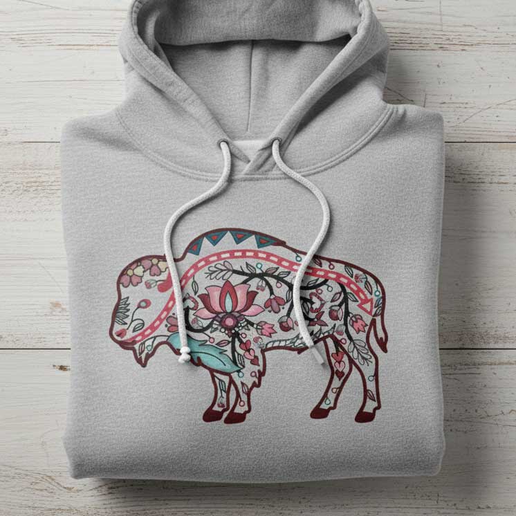 Buffalo Floral Motif 2-M Various Sizes