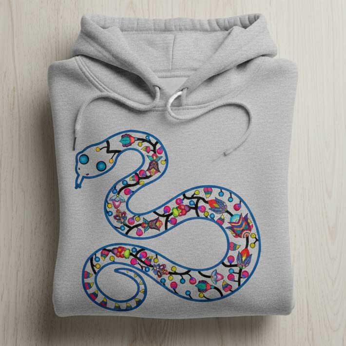 Snake Animal Motif 2-M Various Sizes