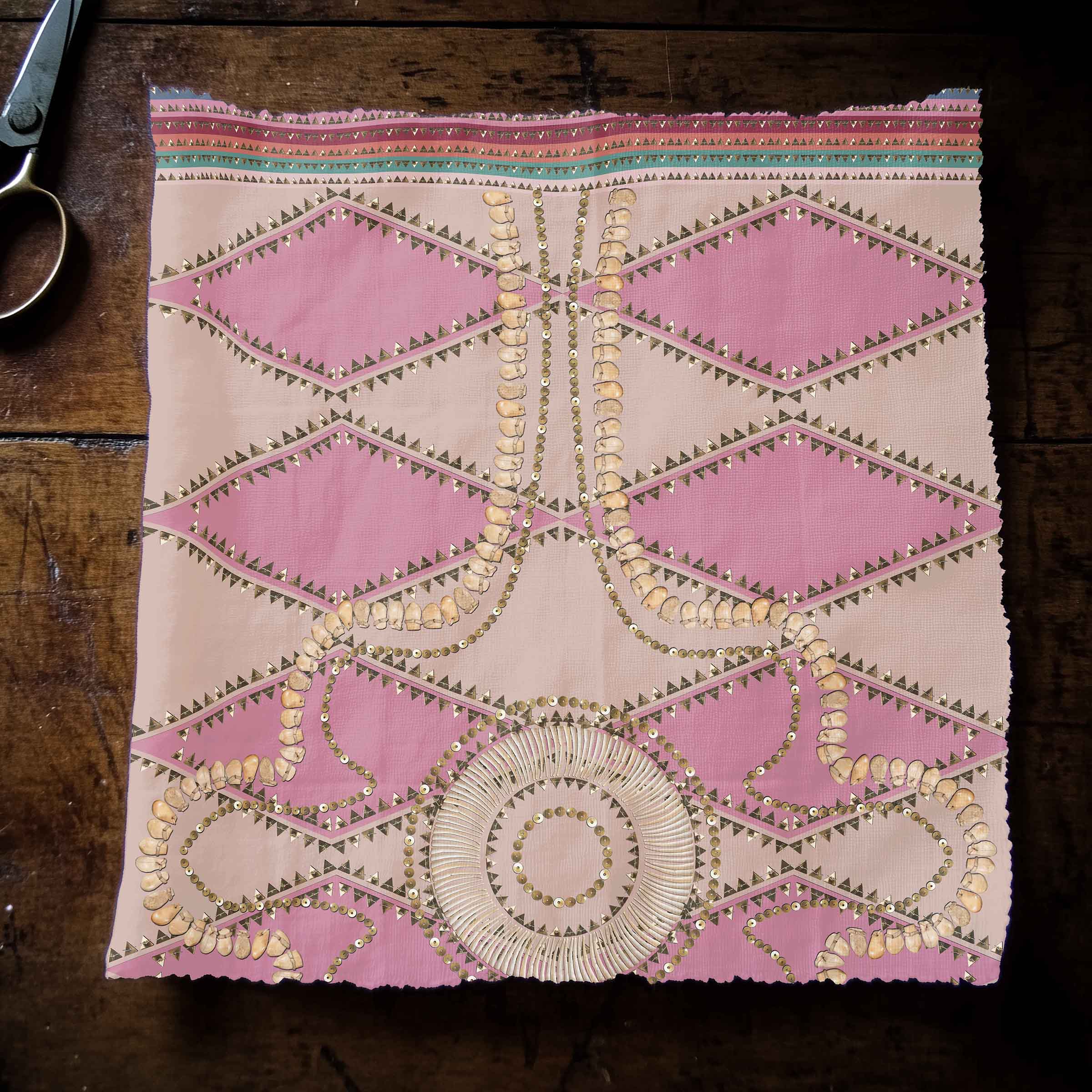 Gilded Nomad Blush 42 Inch Cotton Poplin Pre Order