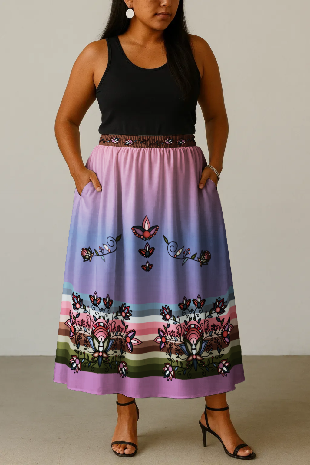 Glacial Gardenia Skirt