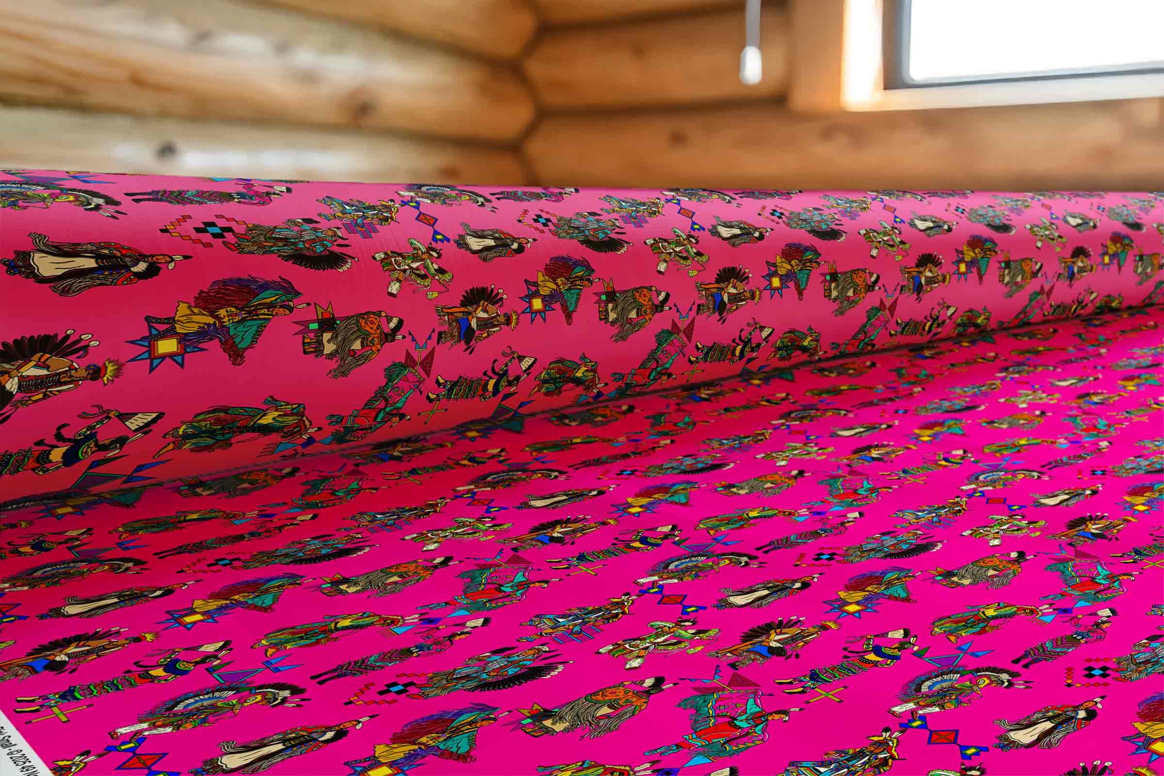 Grand Entry Dancer Pink Small 42 Inch Cotton Poplin Pre Order