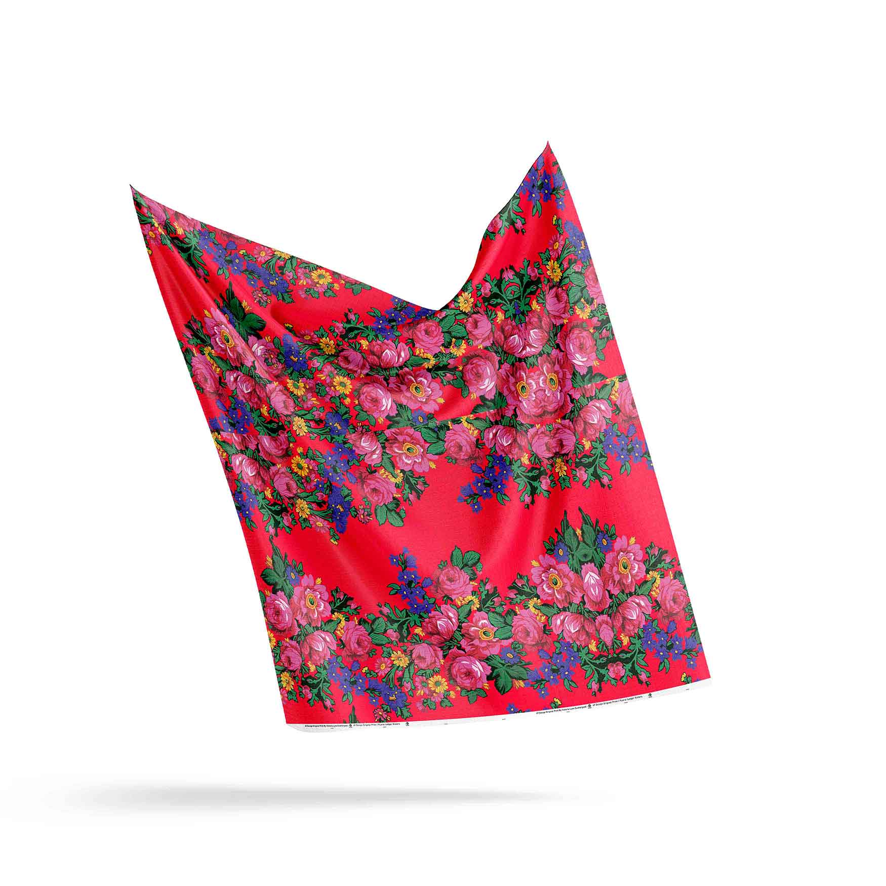 Kokum Revenge Dahlia Satin Fabric By the Yard Pre Order