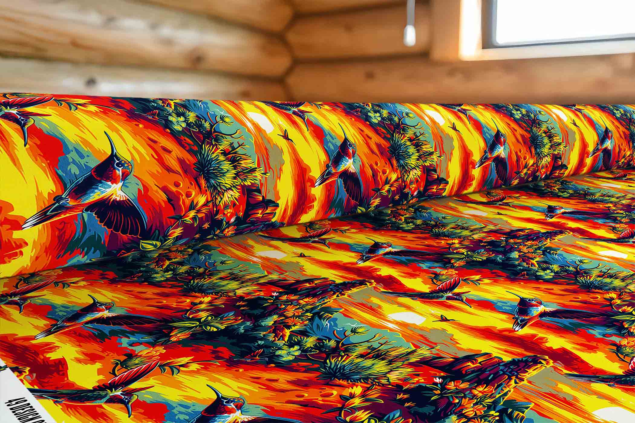 Happy Hummingbirds 42 Inch Cotton Poplin Pre Order