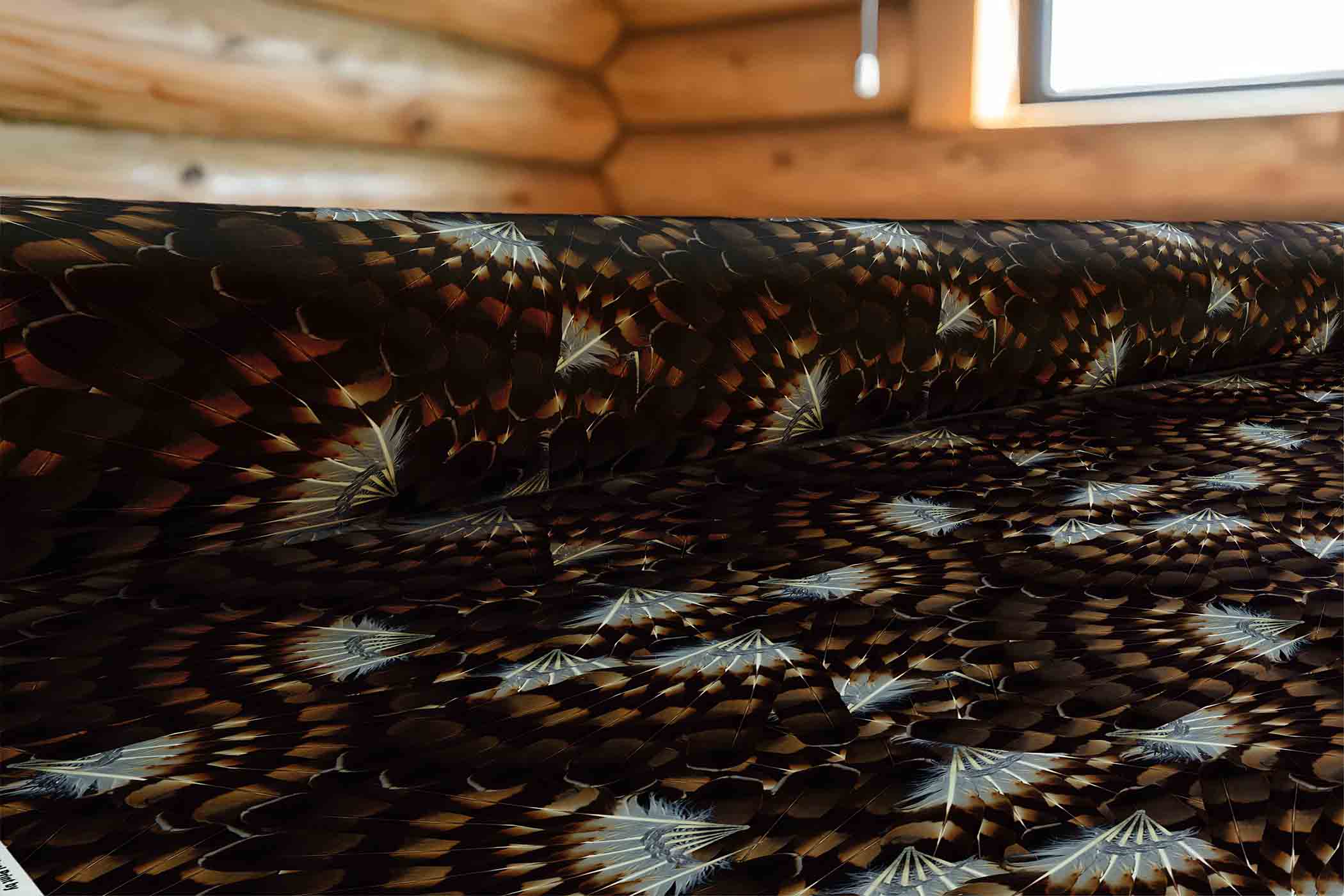 Hawk Feathers 42 Inch Cotton Poplin Pre Order