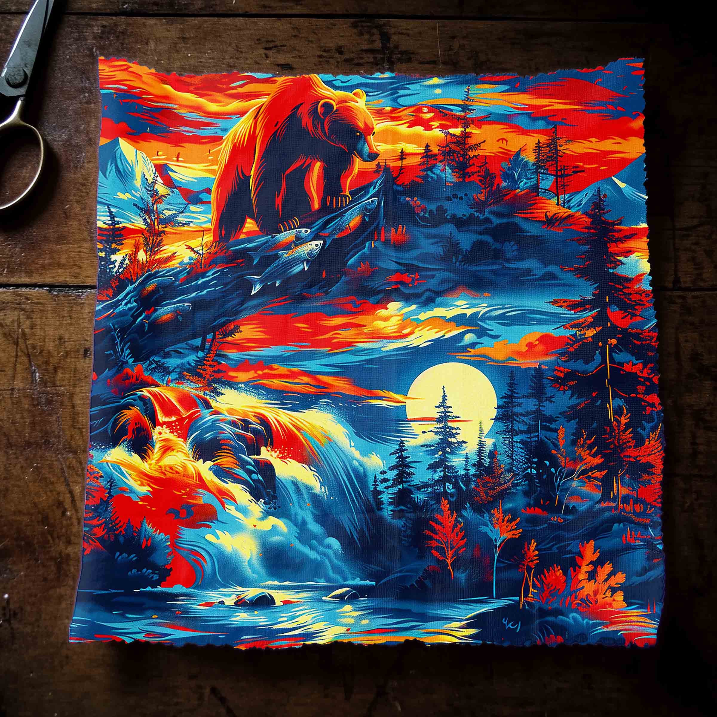 Hungry Bear 42 Inch Cotton Poplin Pre Order