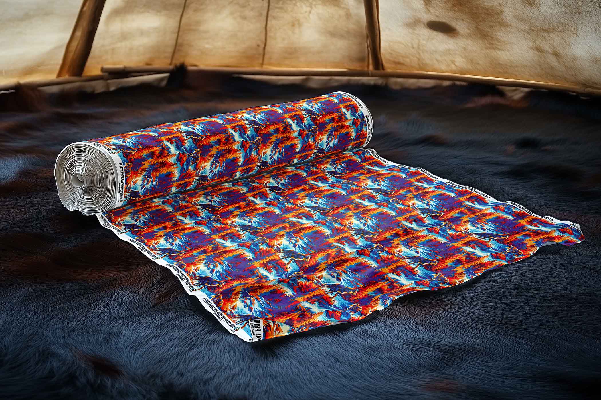 Hunting Wolves II 42 Inch Cotton Poplin Pre Order