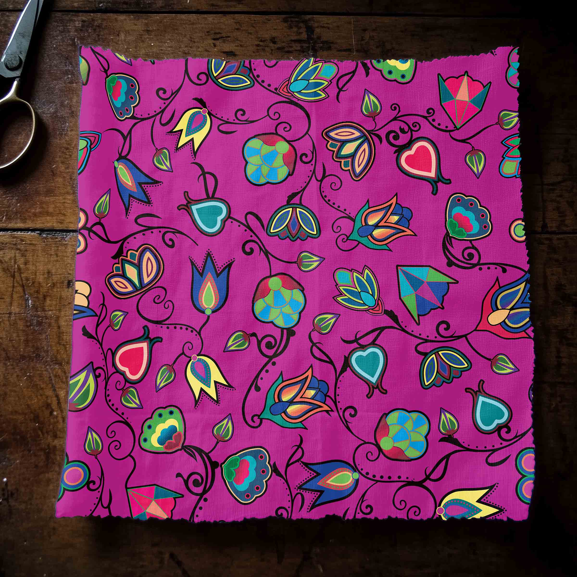 Indigenous Paisley Lavender 42 Inch Cotton Poplin Pre Order