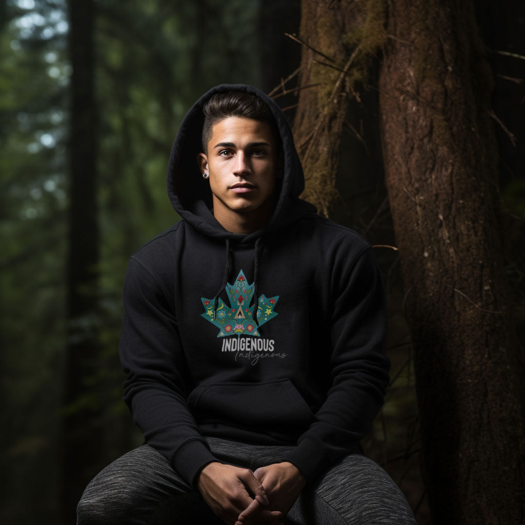Never Look Down on Another Native 49Dzine Novelty Hoodie