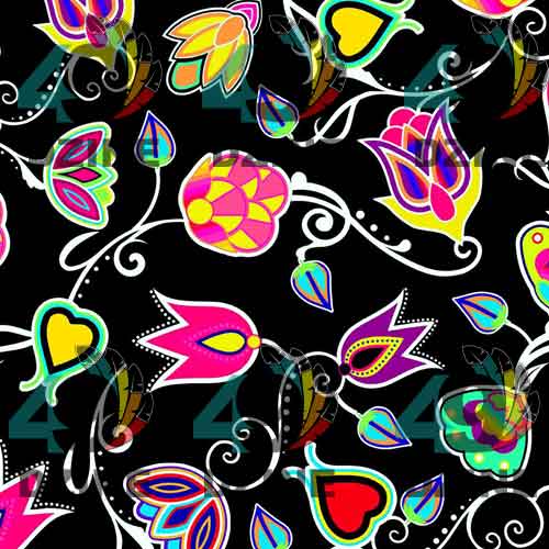 Indigenous Paisley Black 56 Inch Cotton Poplin Pre Order