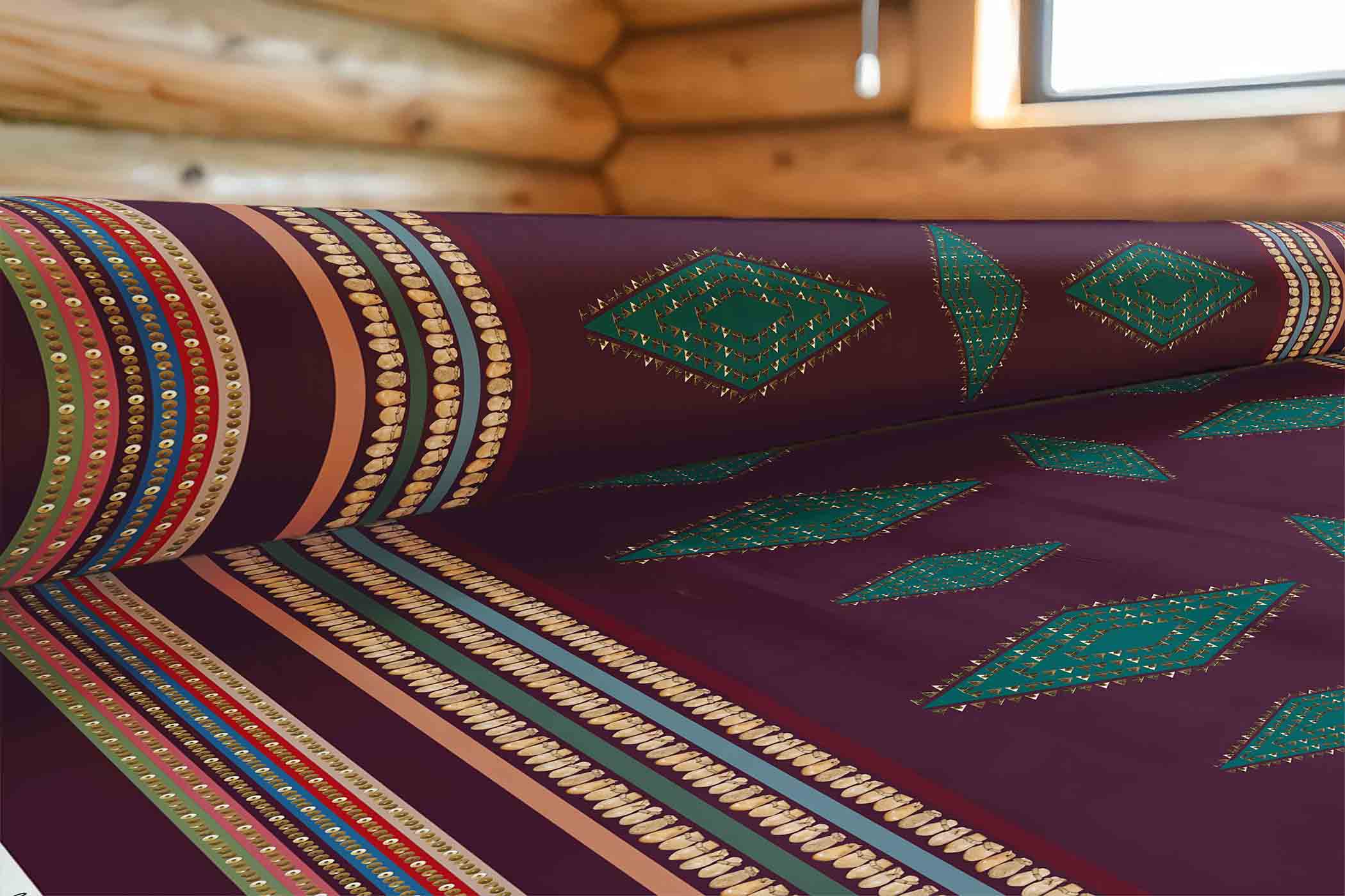 Ivory Serenade Berry 42 Inch Cotton Poplin Pre Order