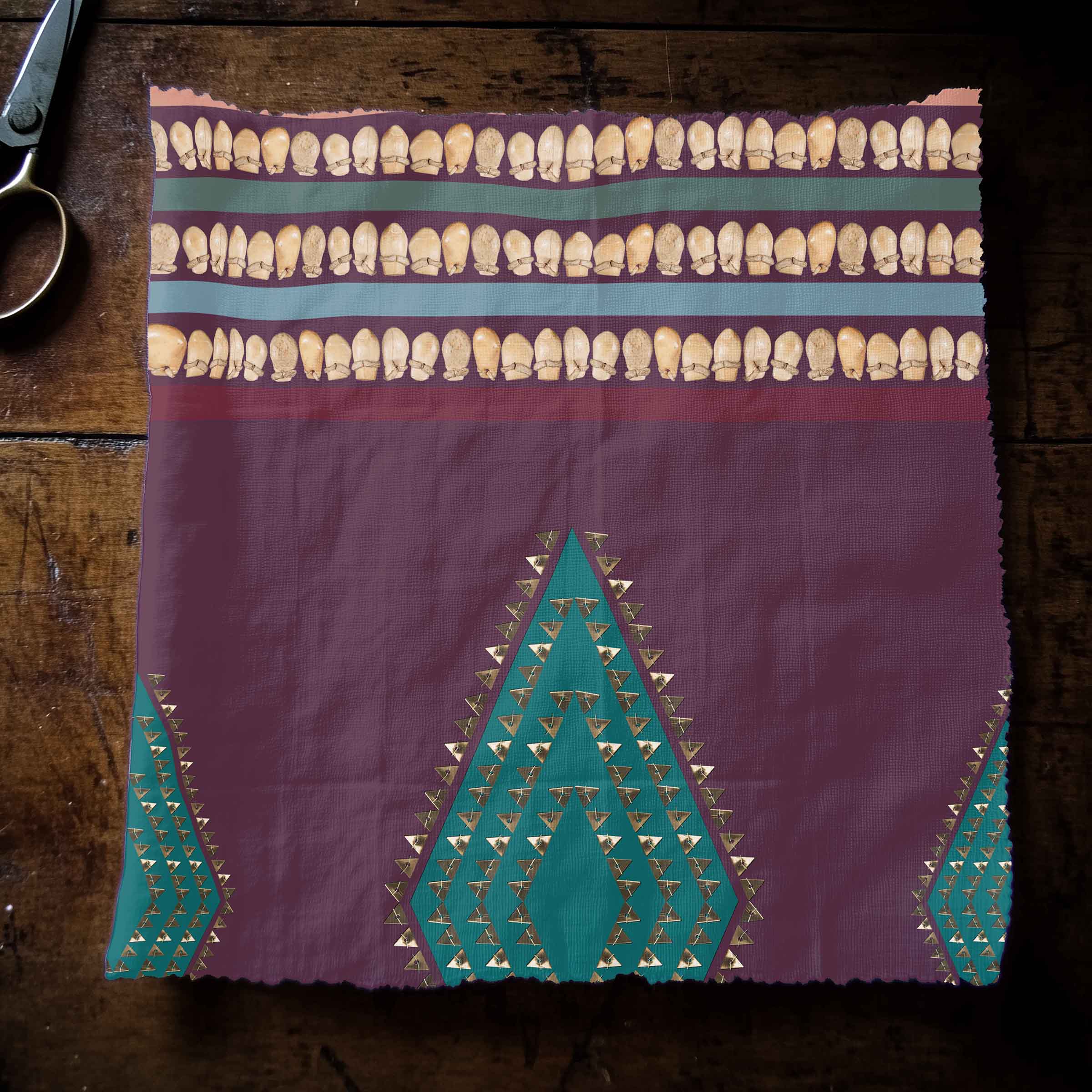 Ivory Serenade Berry 42 Inch Cotton Poplin Pre Order