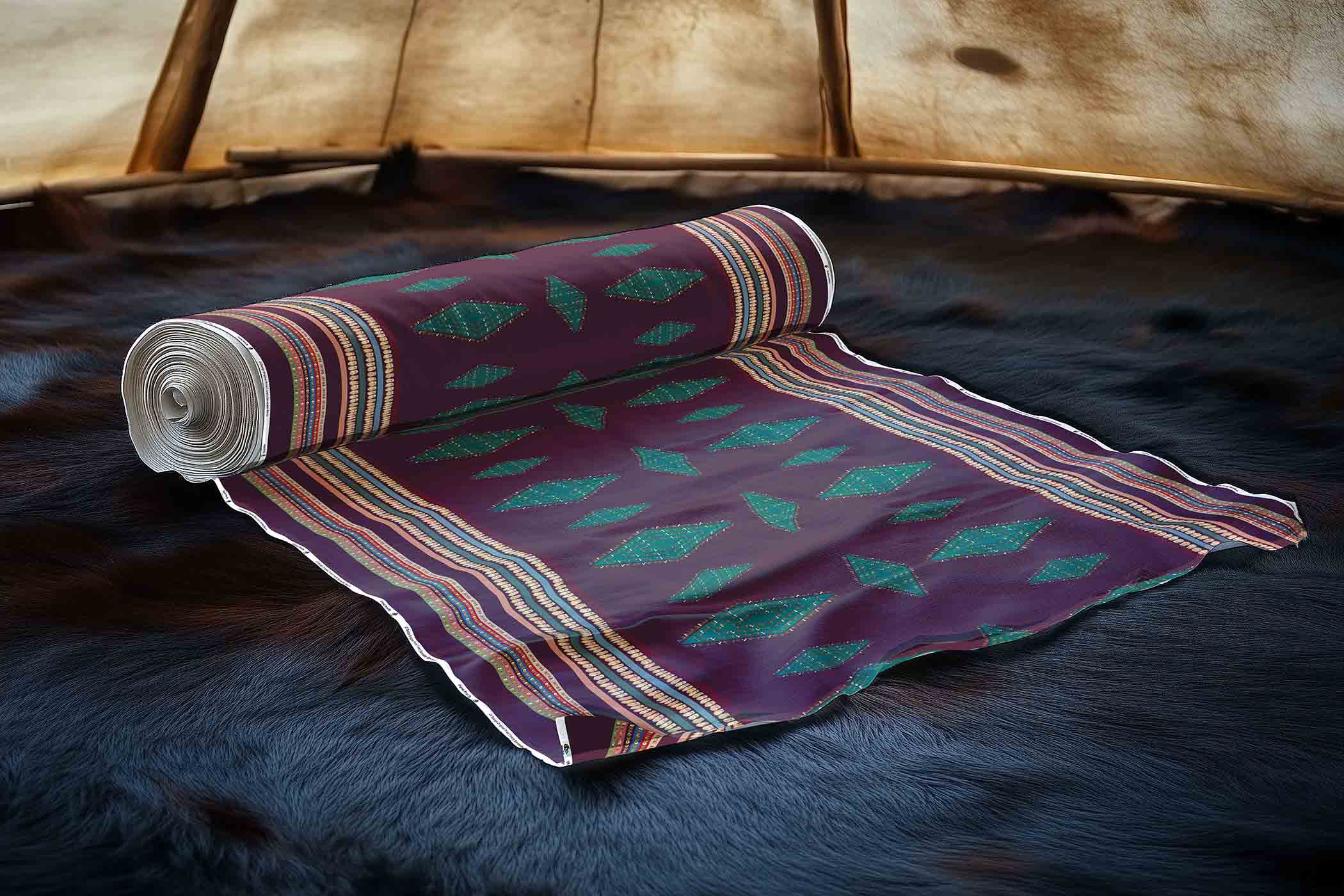 Ivory Serenade Berry 42 Inch Cotton Poplin Pre Order