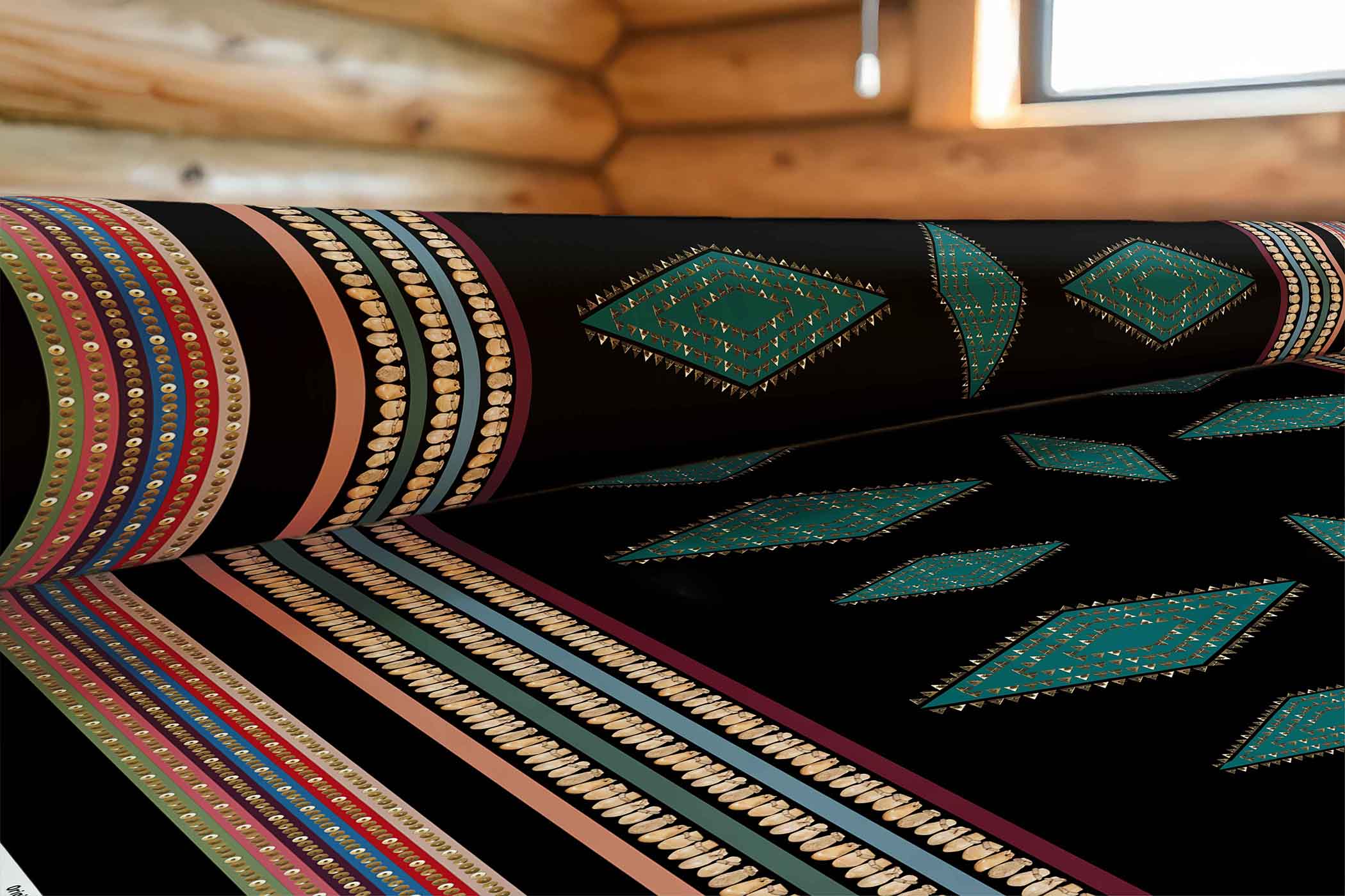 Ivory Serenade Black 42 Inch Cotton Poplin Pre Order