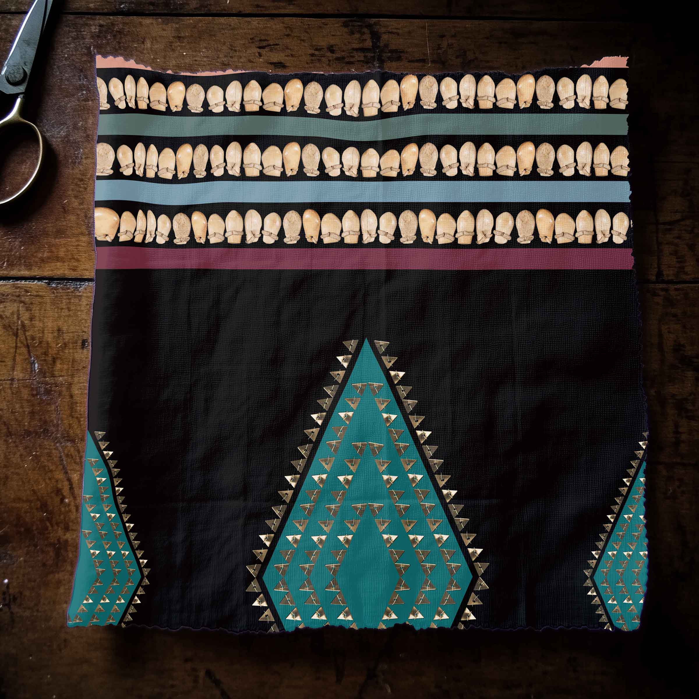 Ivory Serenade Black 42 Inch Cotton Poplin Pre Order