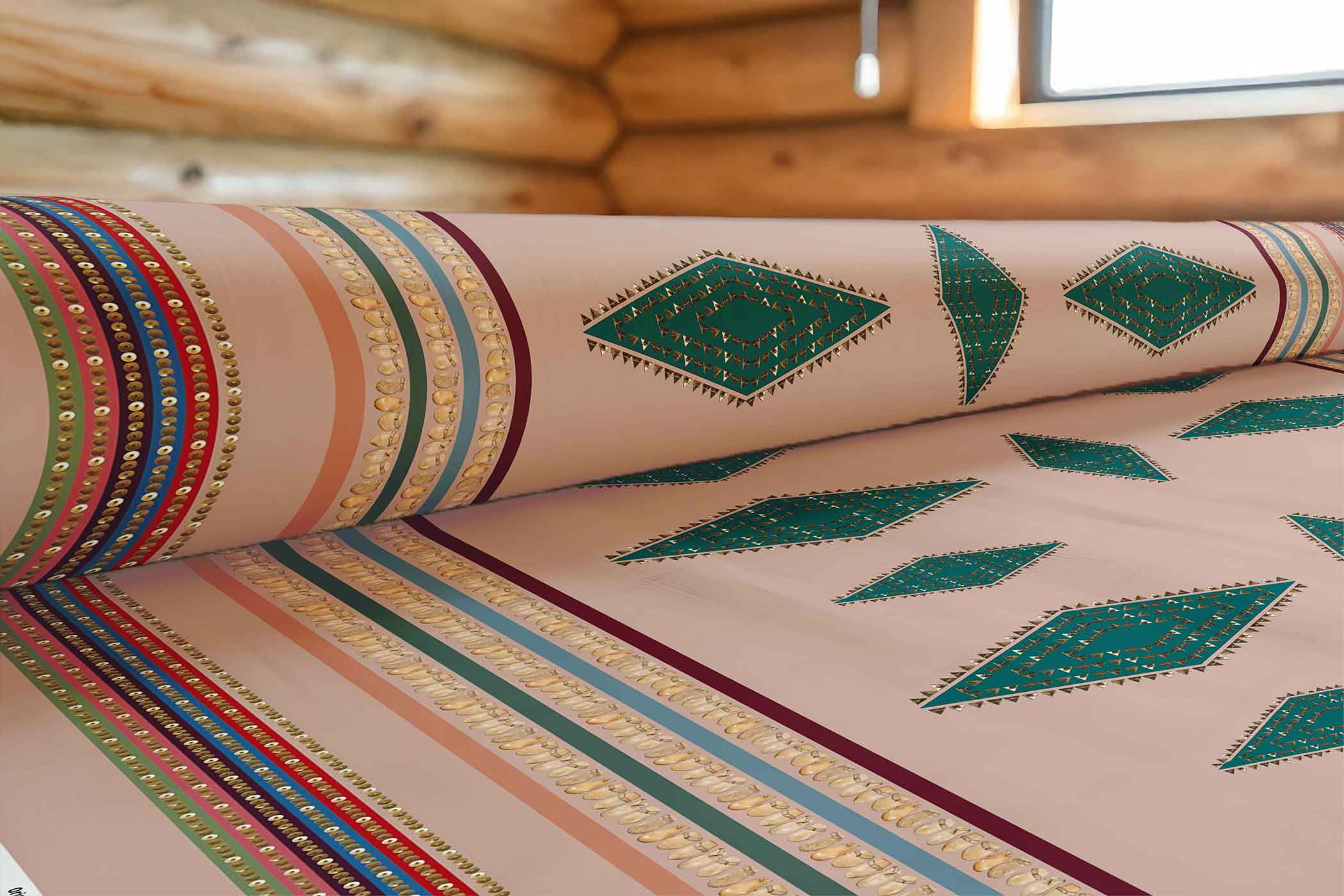 Ivory Serenade Blush 42 Inch Cotton Poplin Pre Order