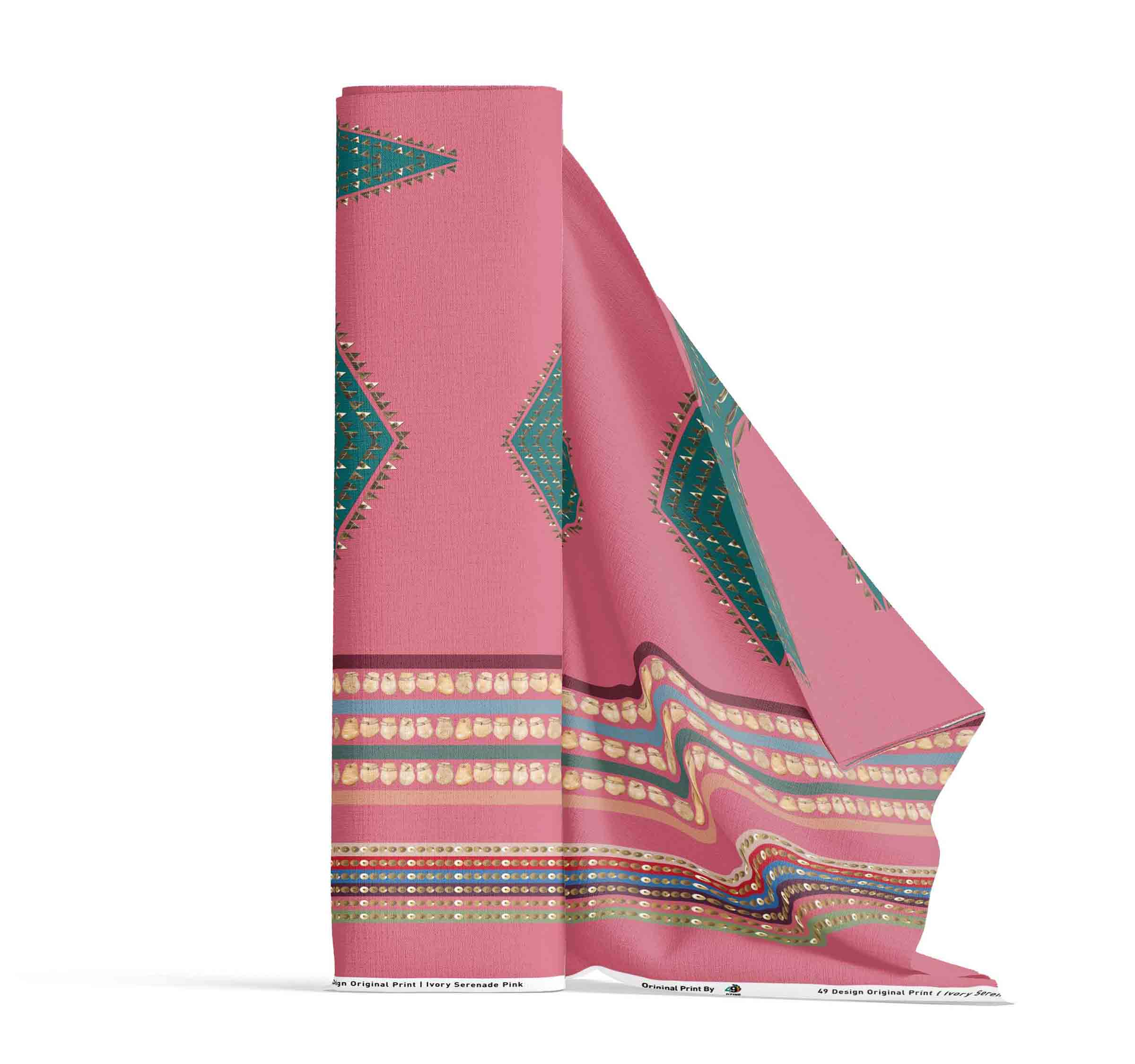 Ivory Serenade Pink 42 Inch Cotton Poplin Pre Order