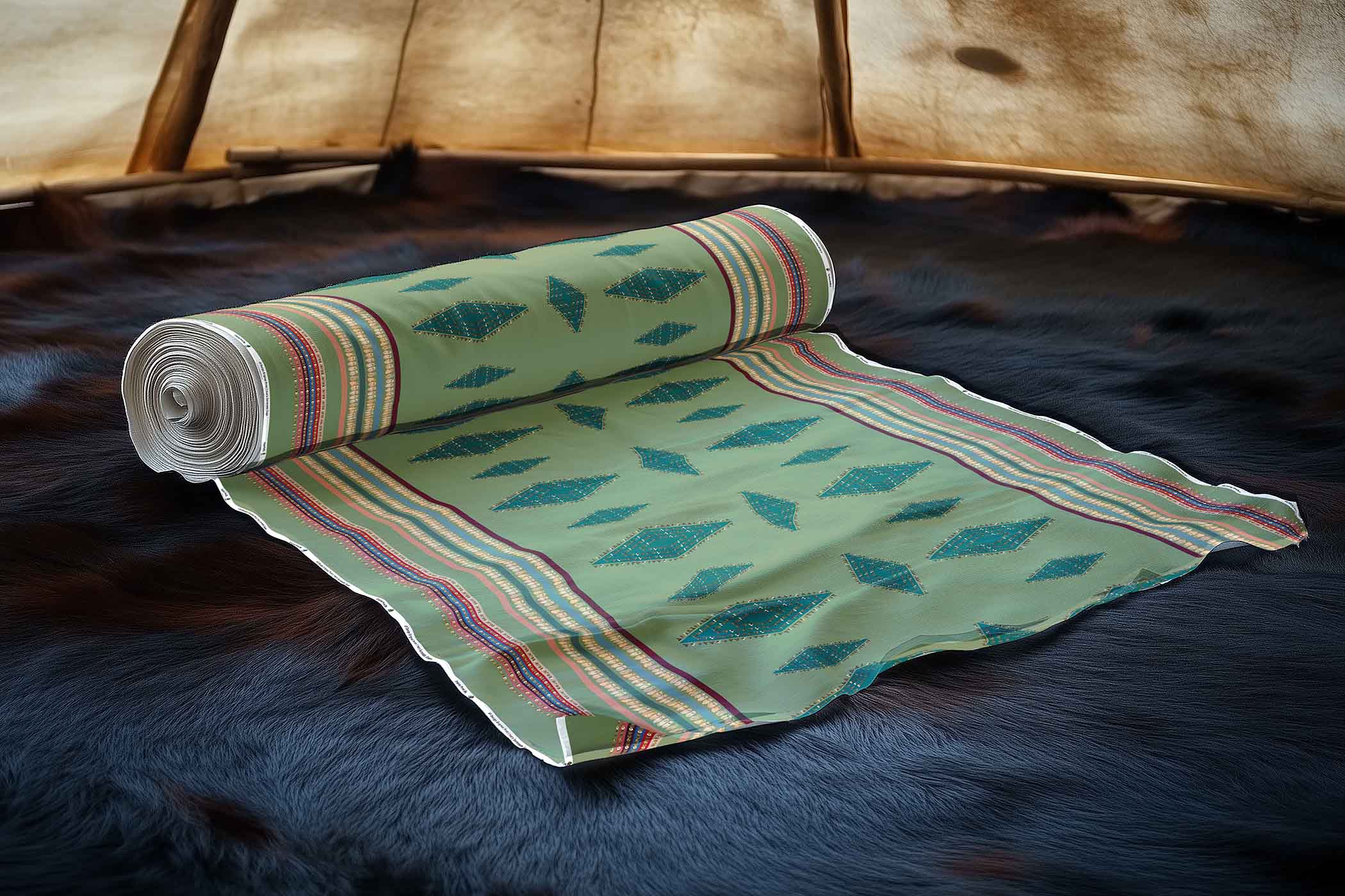 Ivory Serenade Sage 42 Inch Cotton Poplin Pre Order