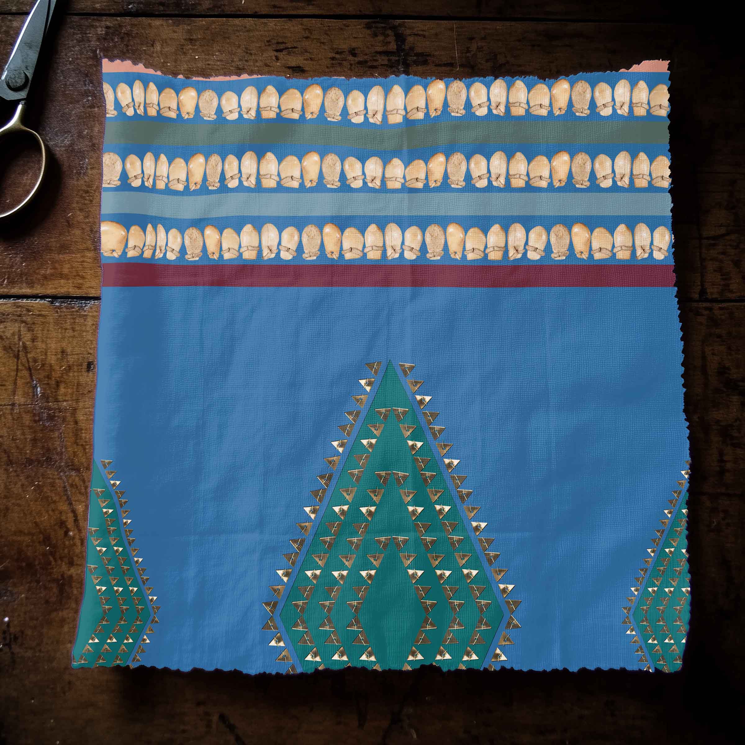 Ivory Serenade Sky 42 Inch Cotton Poplin Pre Order