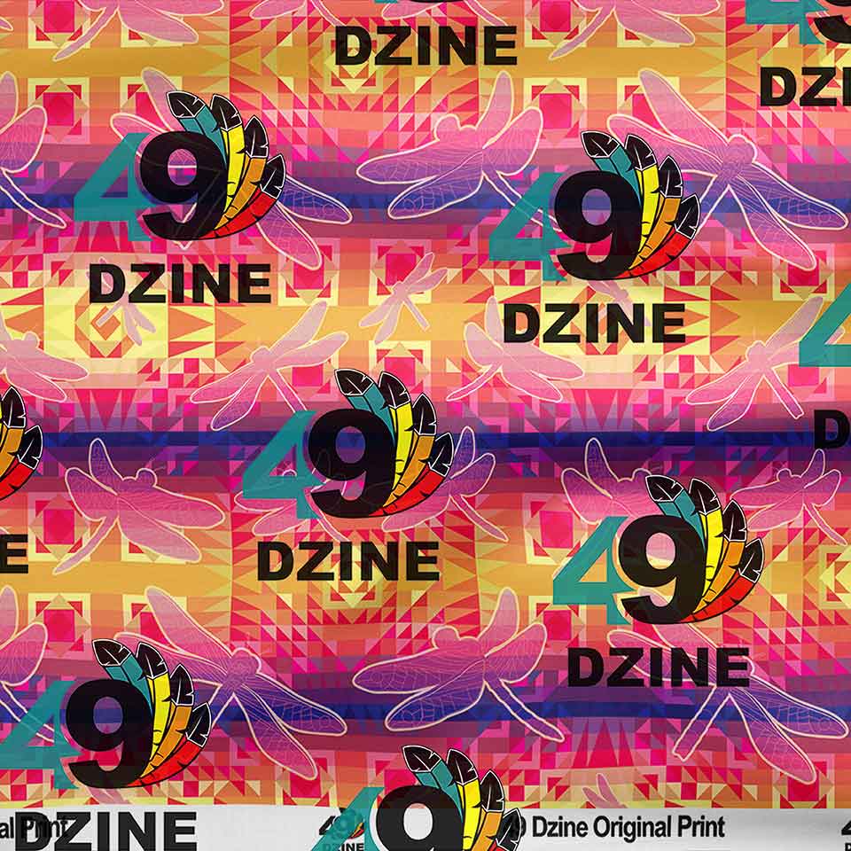 Kaleidoscope Dragonfly 42 inch Cotton Poplin Pre Order