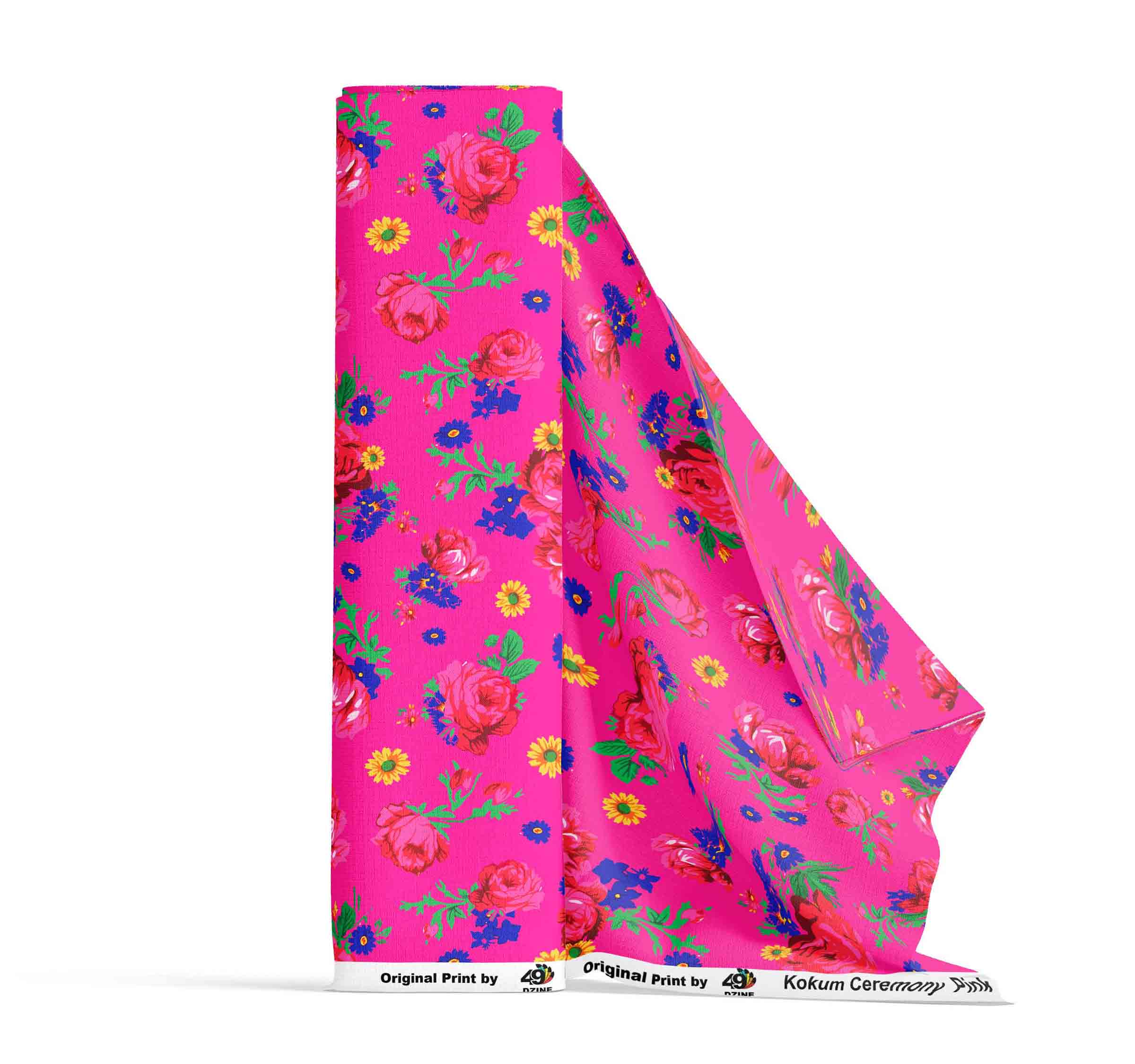 Kokum Ceremony Pink 42 Inch Cotton Poplin Pre Order