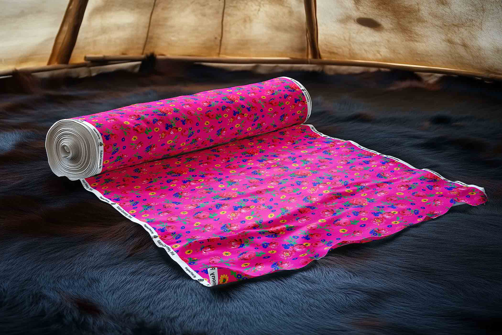 Kokum Ceremony Pink 42 Inch Cotton Poplin Pre Order
