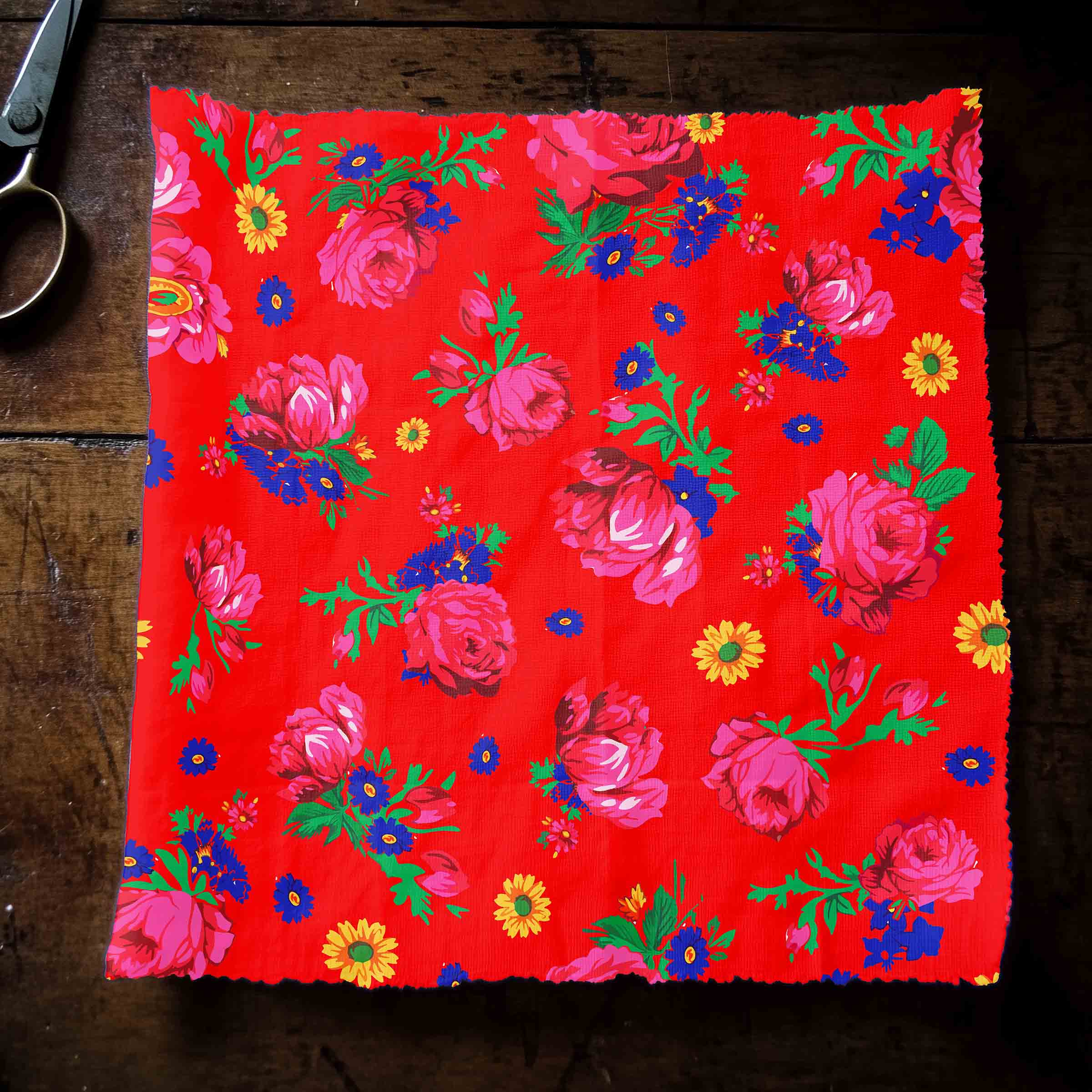 Kokum Ceremony Red 42 Inch Cotton Poplin Pre Order