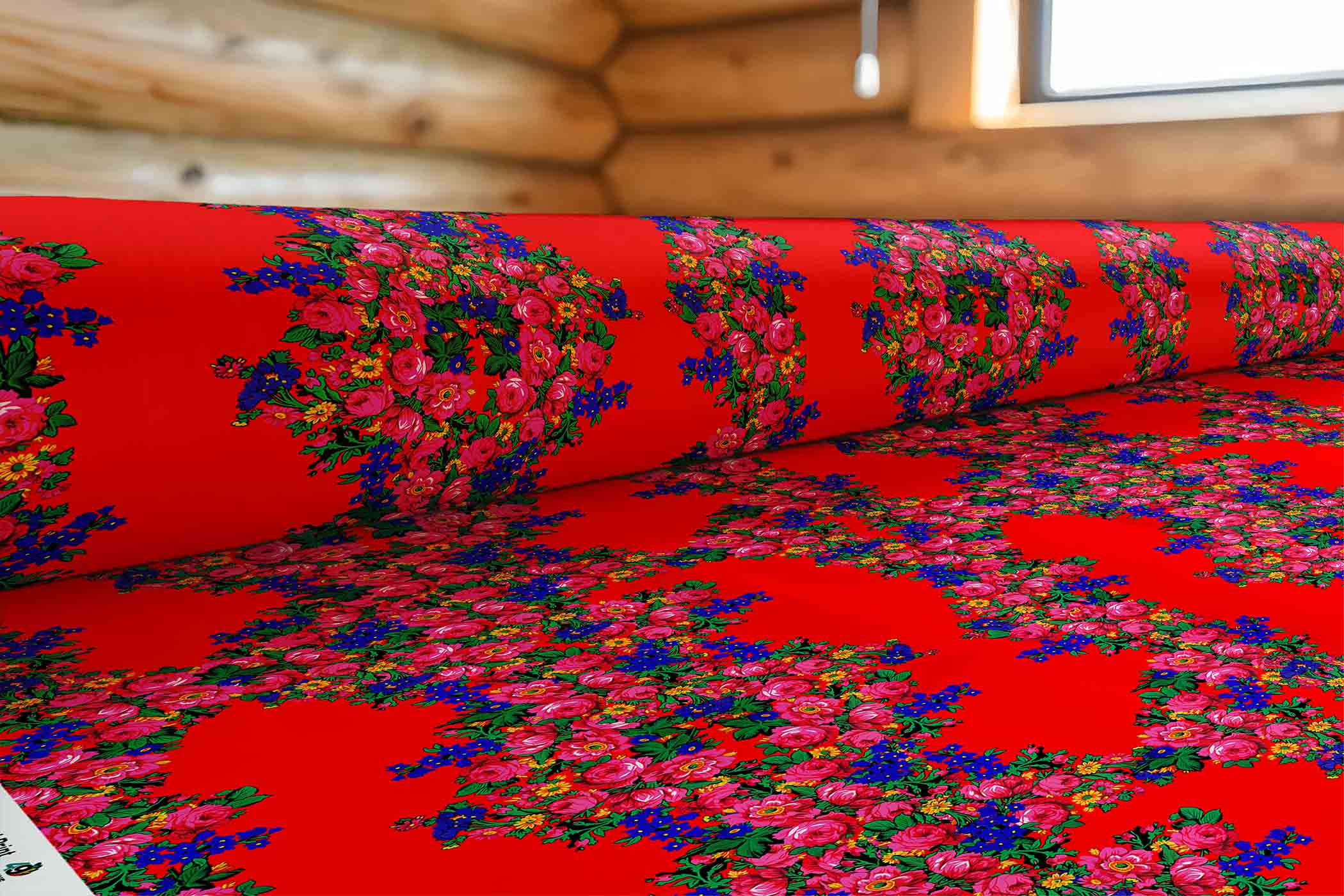 Kokum's Revenge Dahlia 42 Inch Cotton Poplin Pre Order
