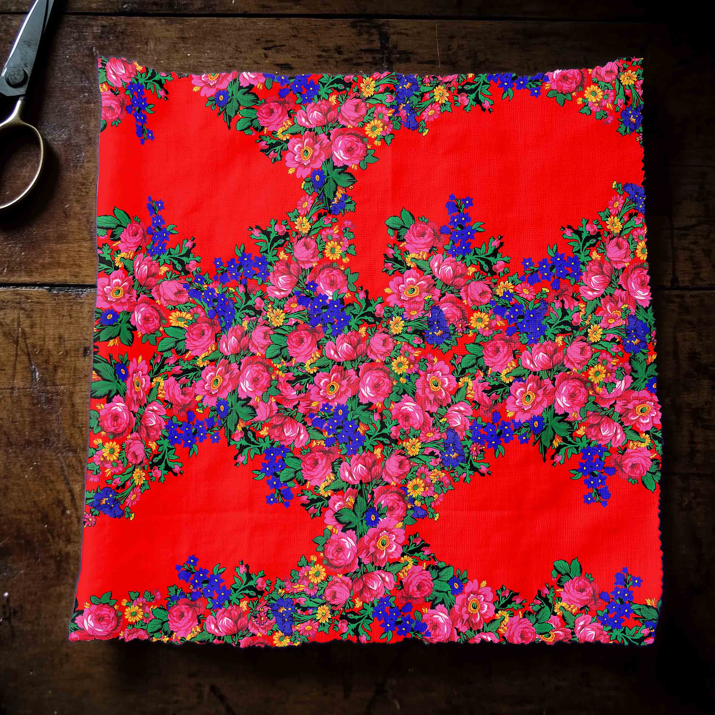 Kokum's Revenge Dahlia 42 Inch Cotton Poplin Pre Order