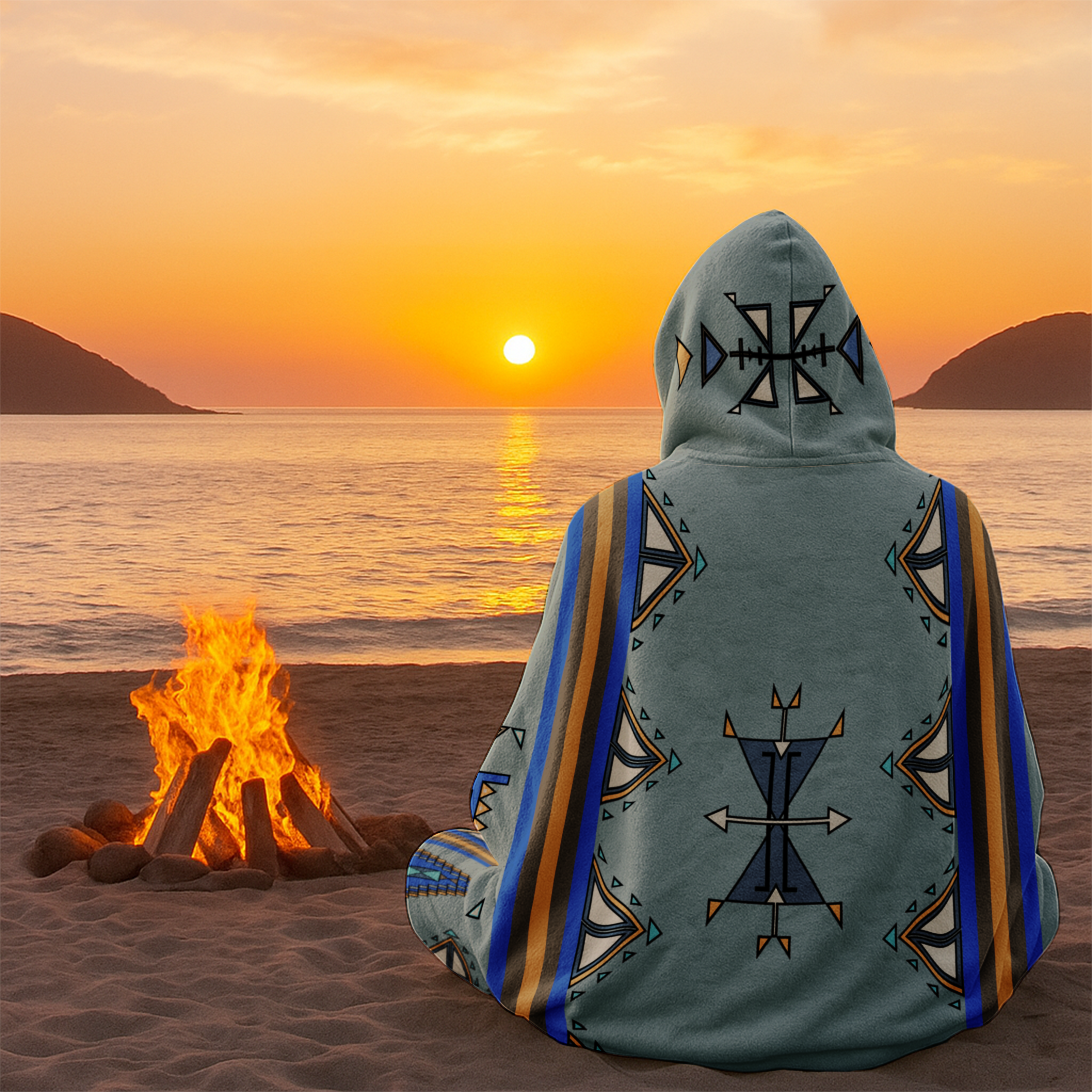 Eagle Strike Men's Hooded Blanket