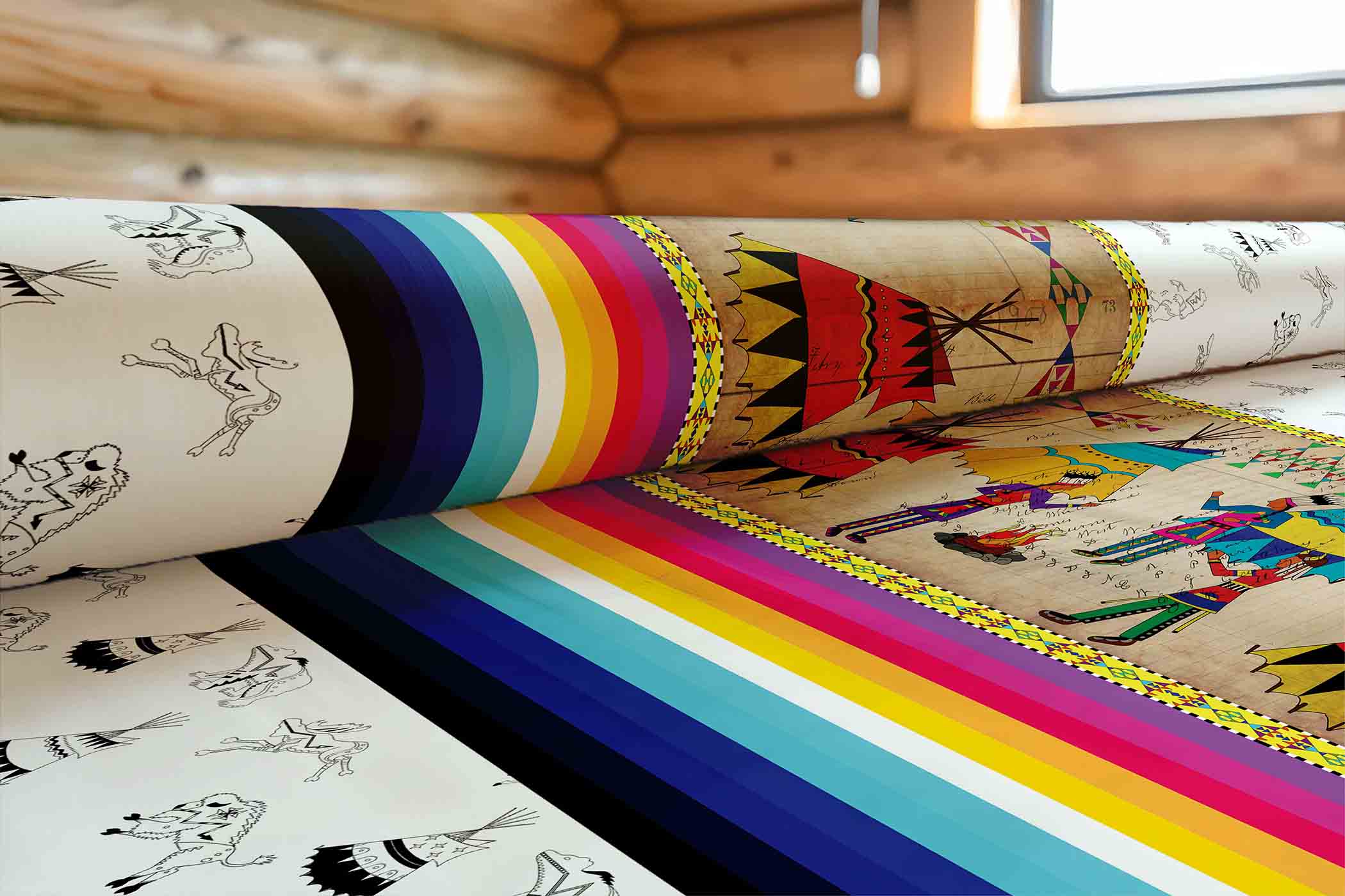 Ledger Chiefs Clay 42 inch Cotton Poplin Pre Order