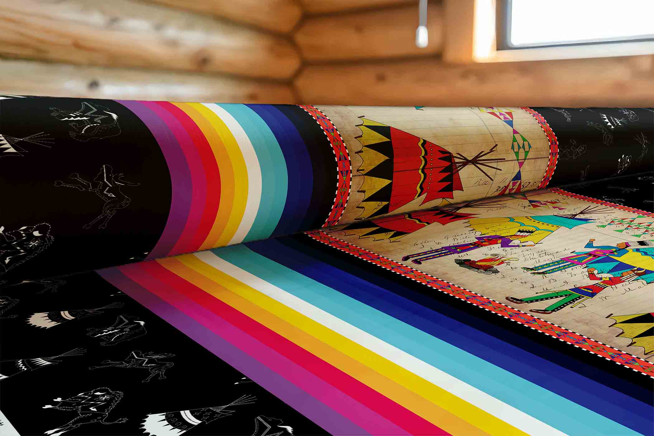 Ledger Chiefs Midnight 42 inch Cotton Poplin Pre Order