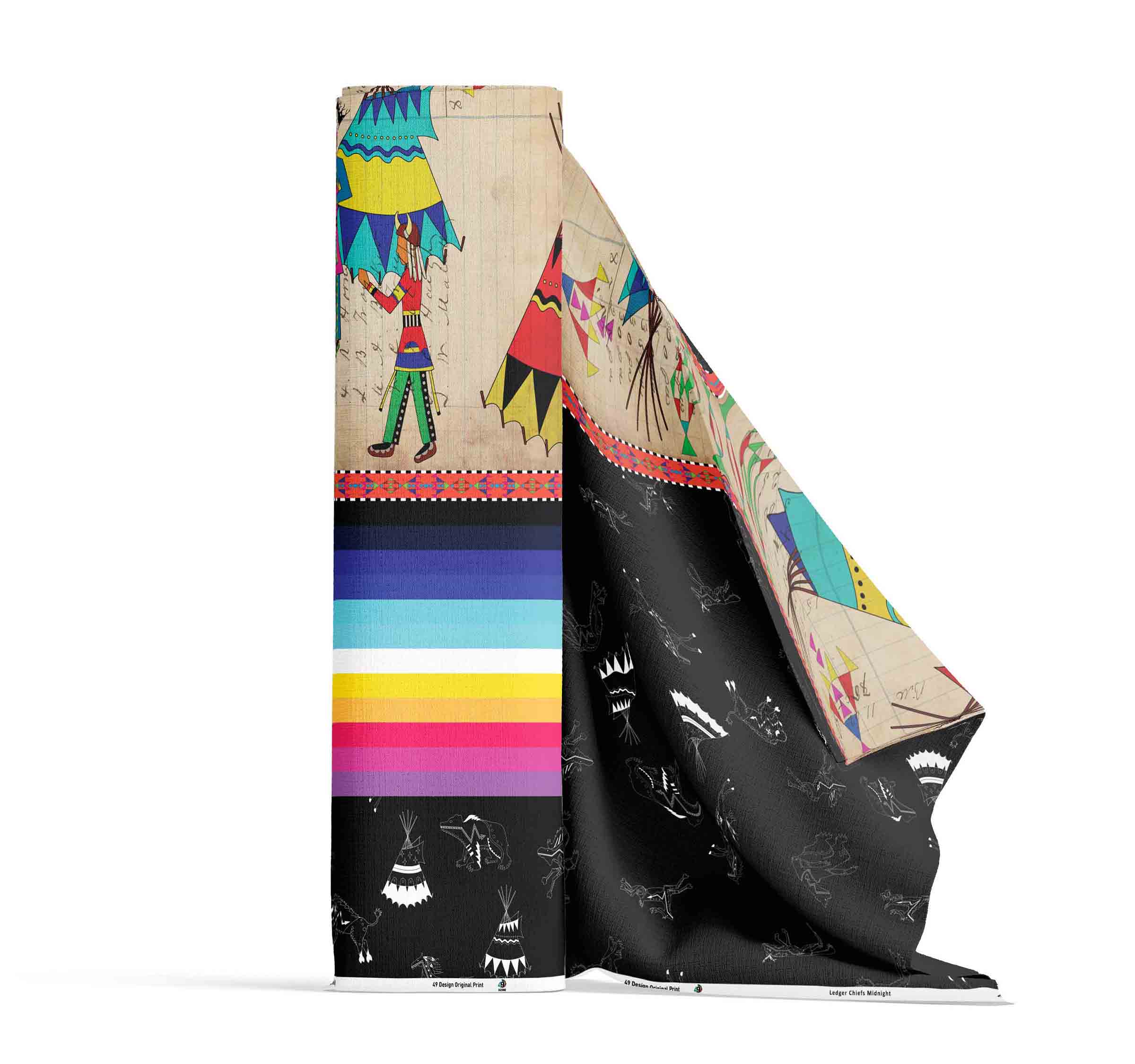 Ledger Chiefs Midnight 42 inch Cotton Poplin Pre Order